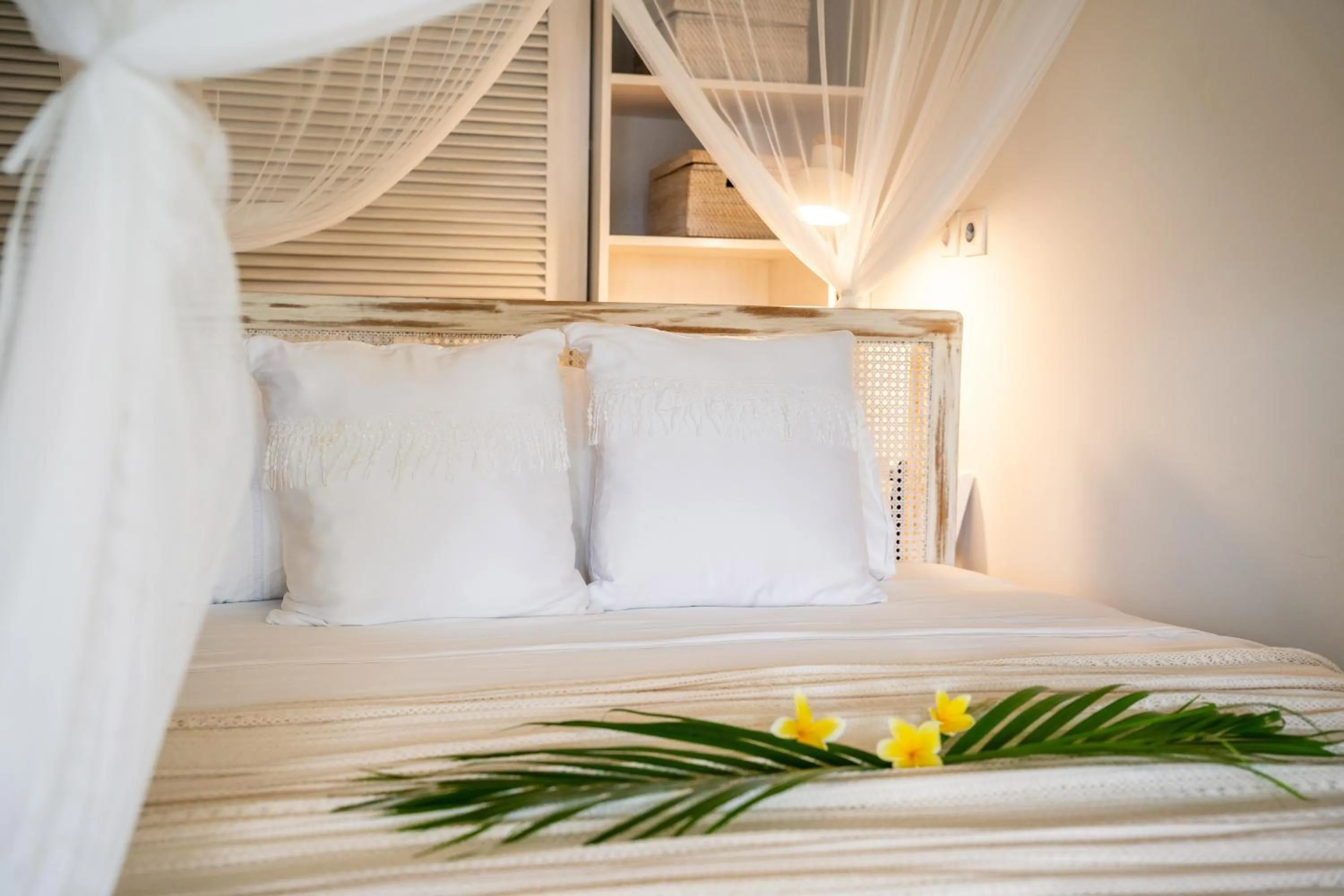 Bed in Shunyata Villas Bali