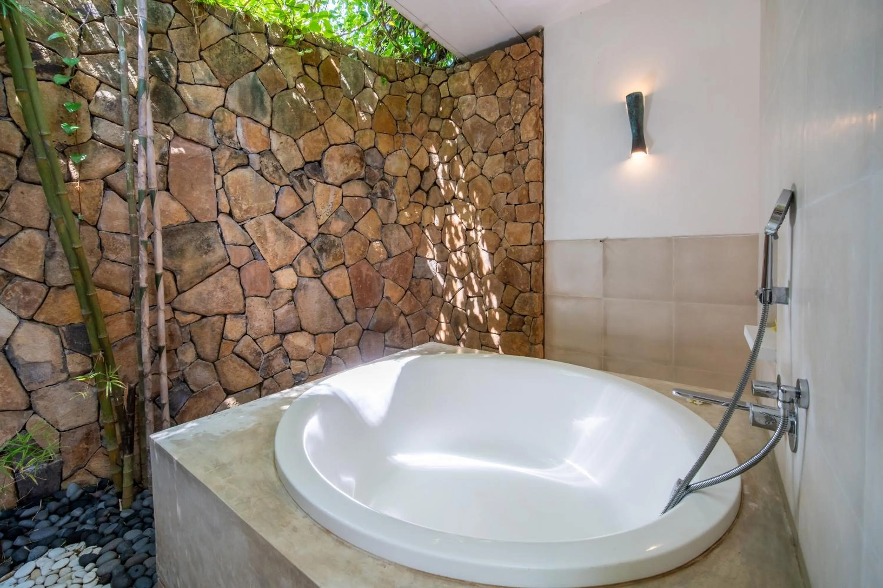 Bath in Shunyata Villas Bali