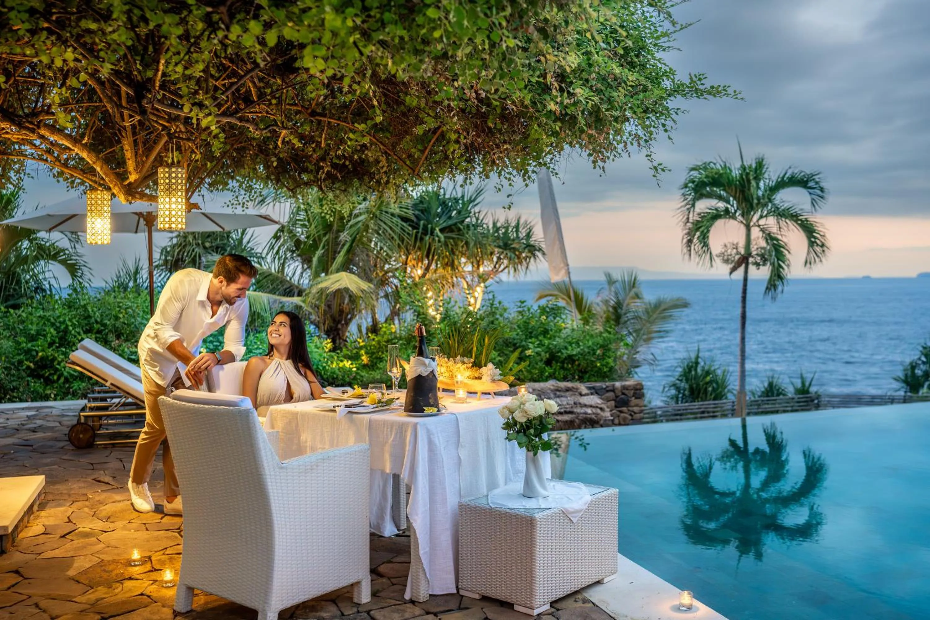 Dinner in Shunyata Villas Bali