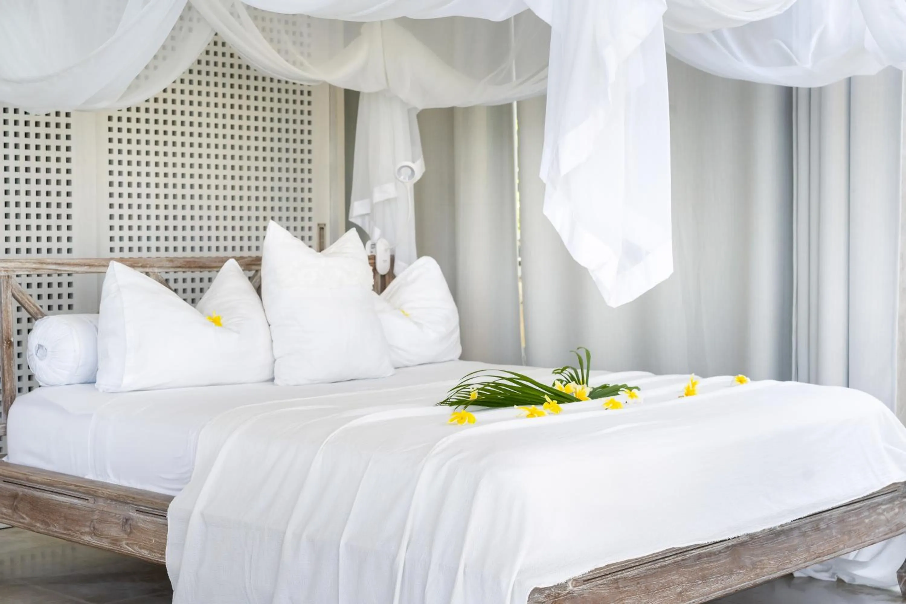 Bed in Shunyata Villas Bali