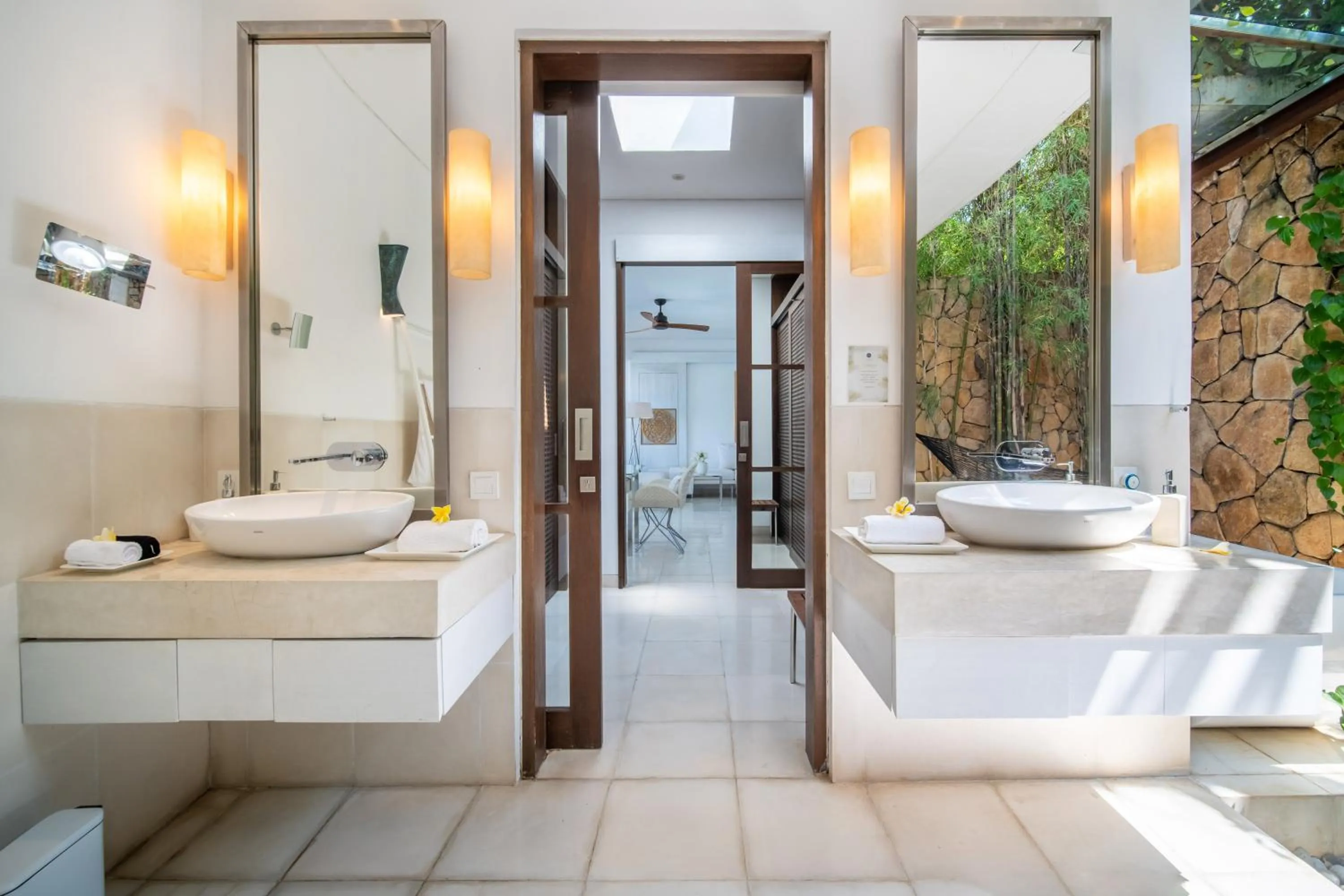 Bathroom in Shunyata Villas Bali