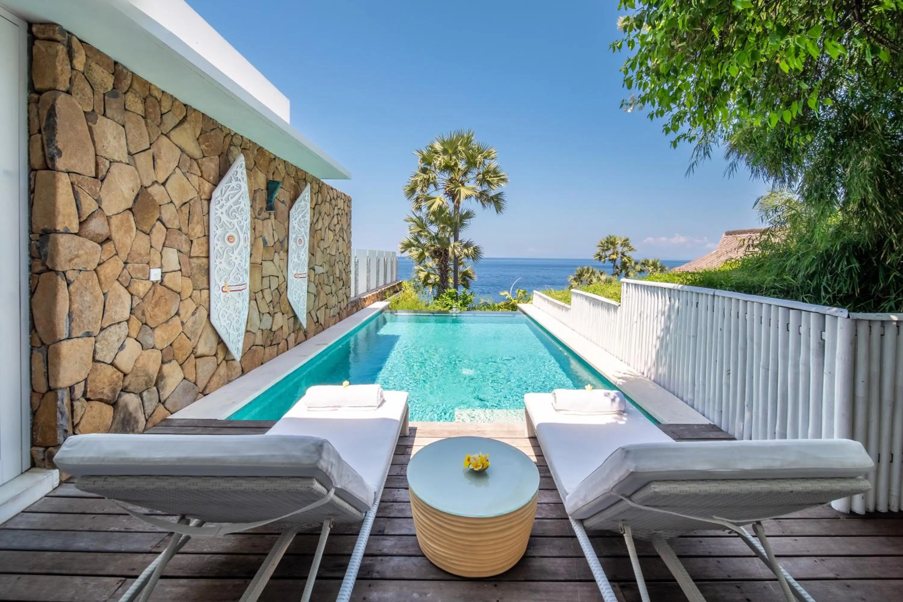 Pool view in Shunyata Villas Bali