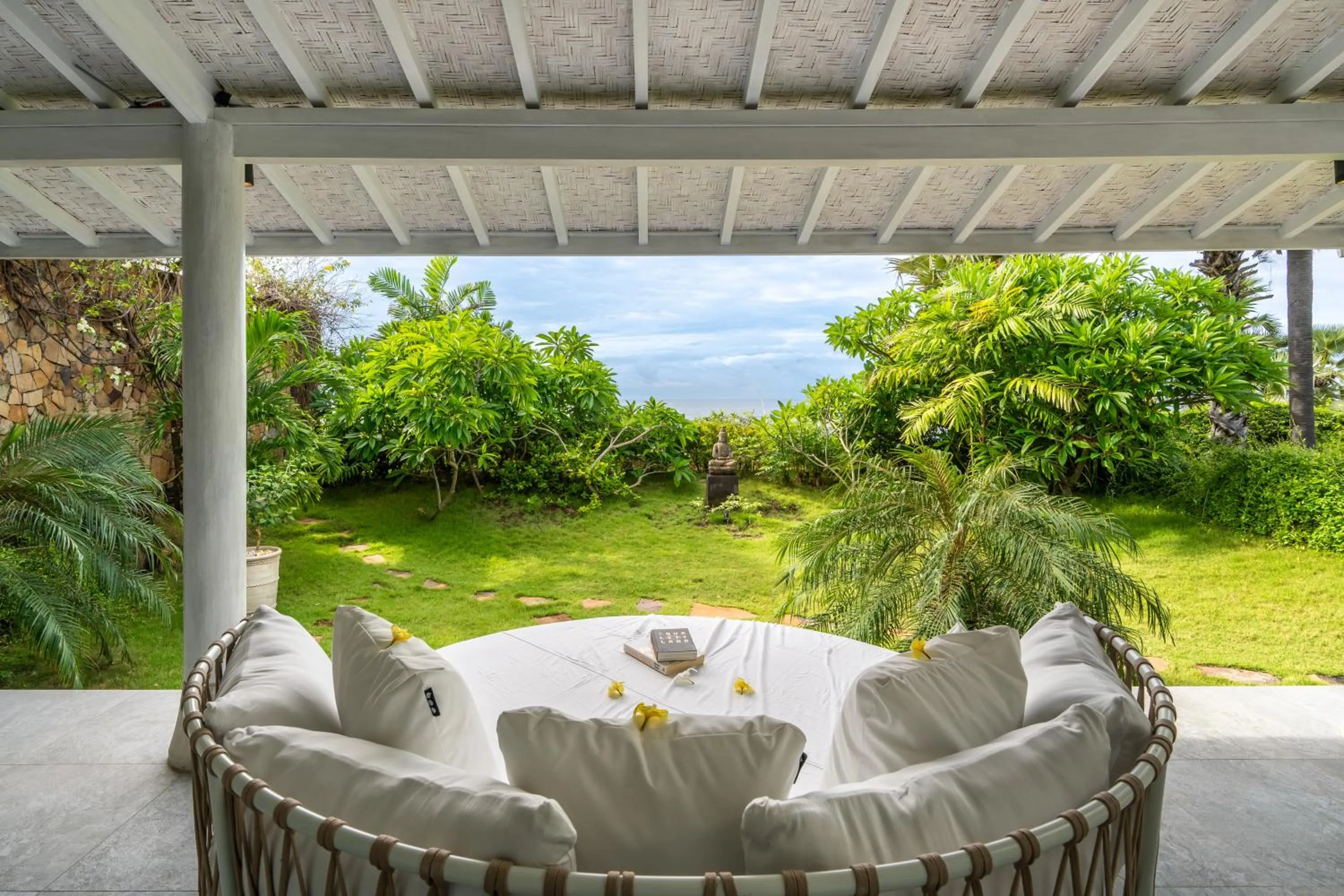 Patio in Shunyata Villas Bali