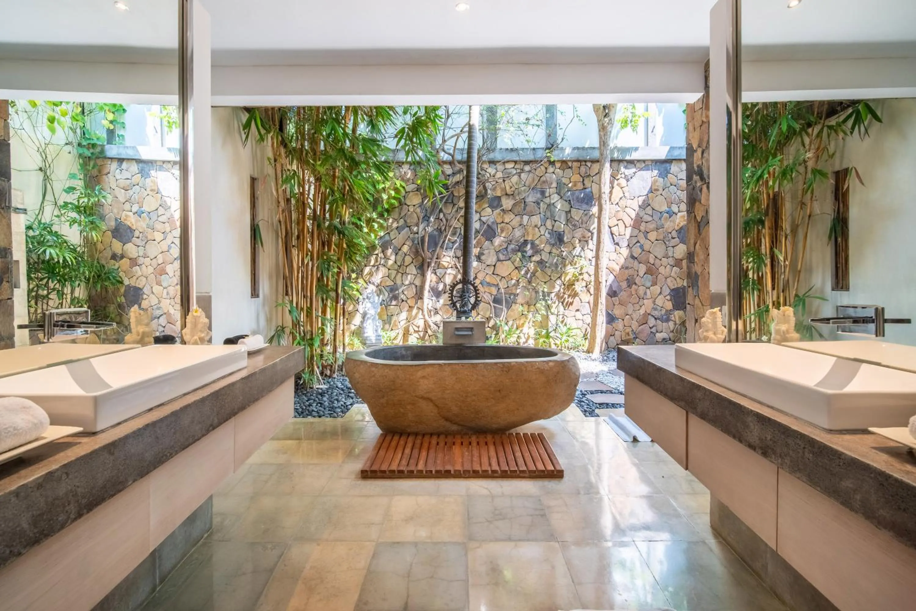 Bathroom in Shunyata Villas Bali