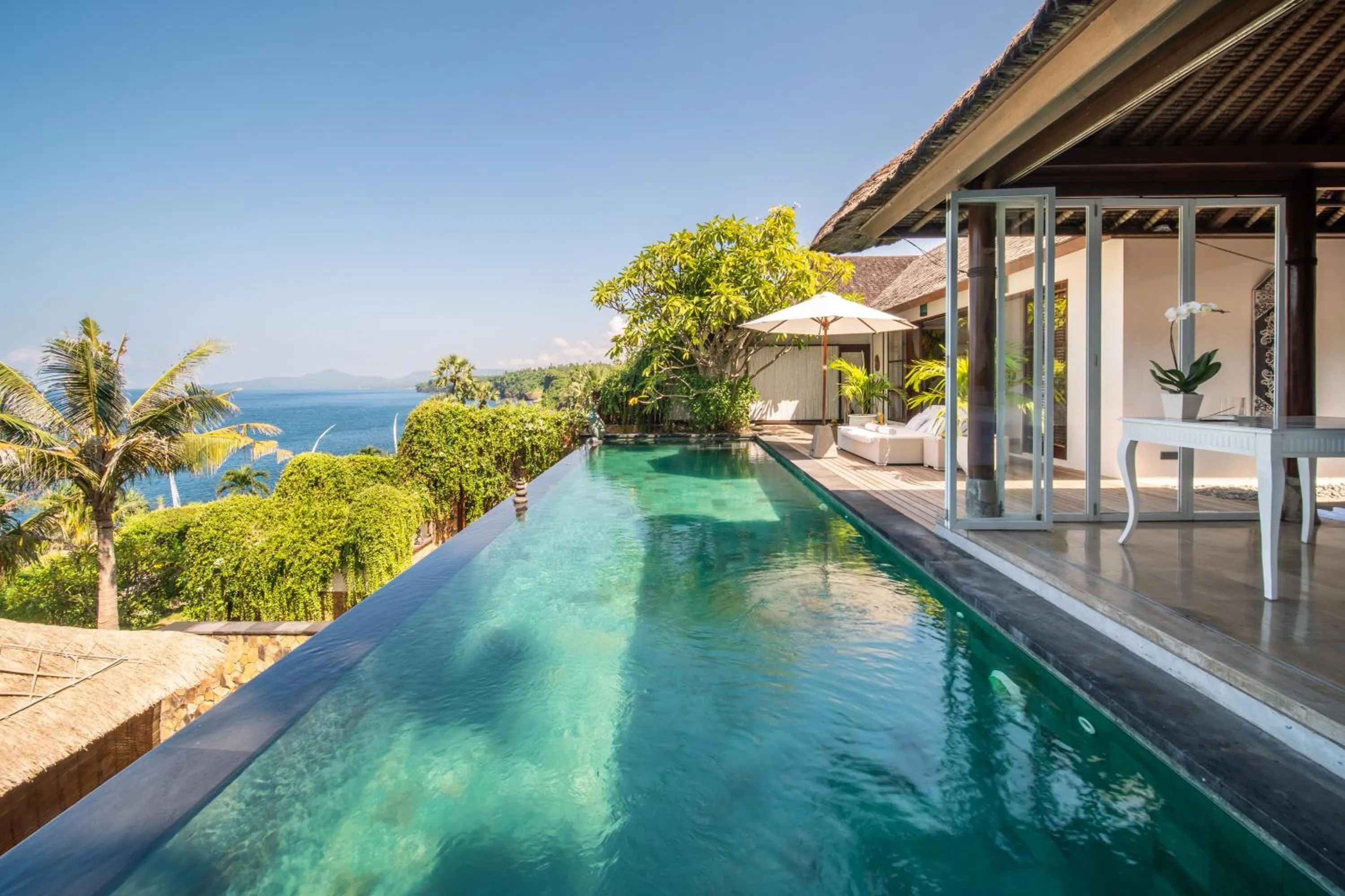 Pool view in Shunyata Villas Bali