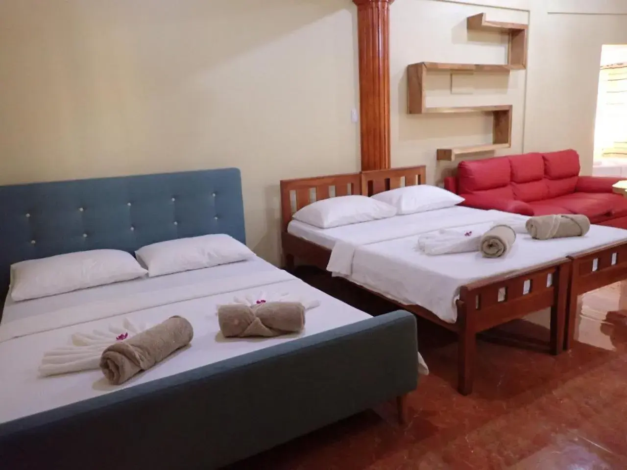 Bed in White Chocolate Hills Resort Bed in White Chocolate Hills Resort