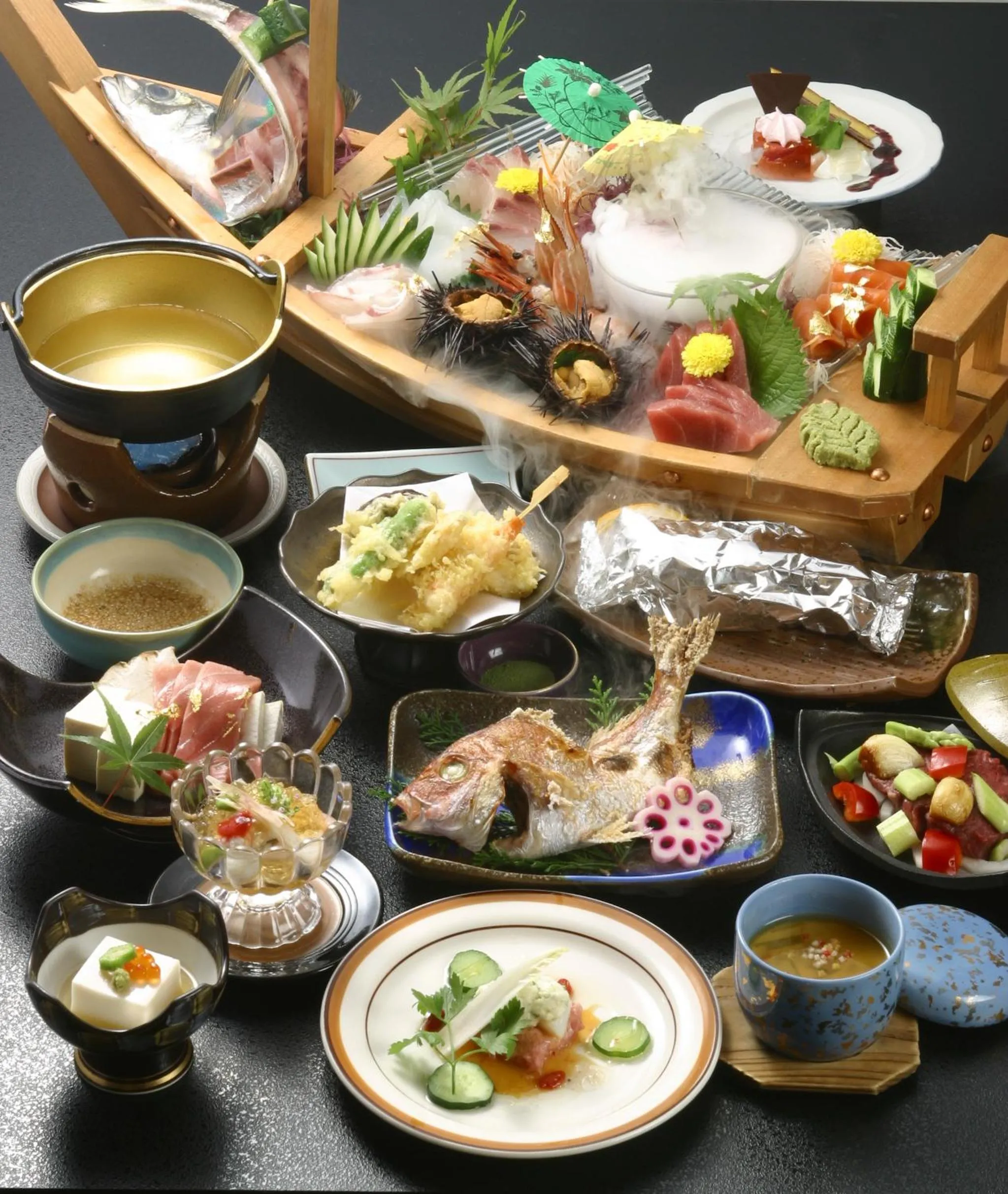 Dinner in Tabinoyado Kiunsoh