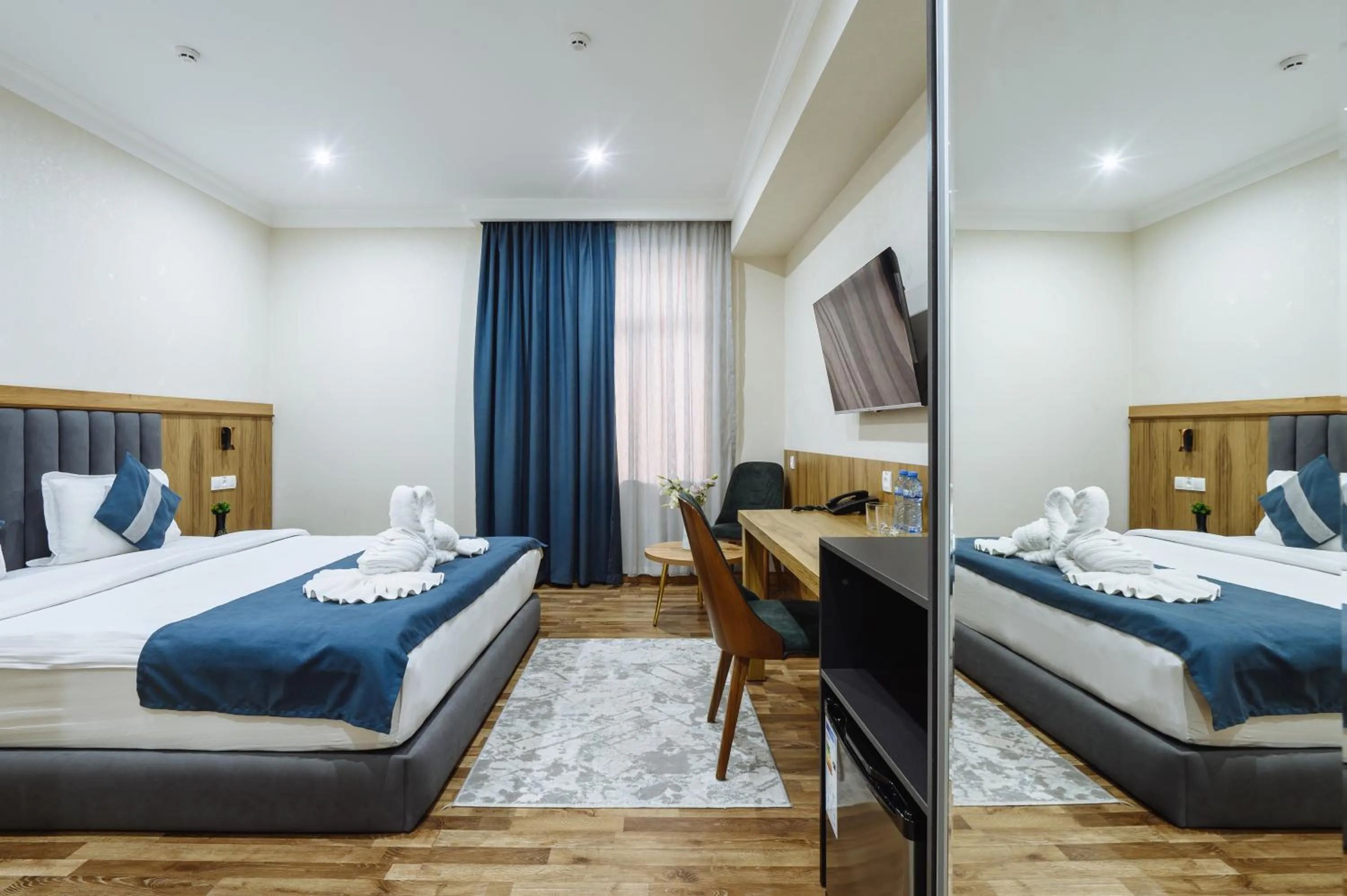 Bed in Sofiya Tashkent Hotel