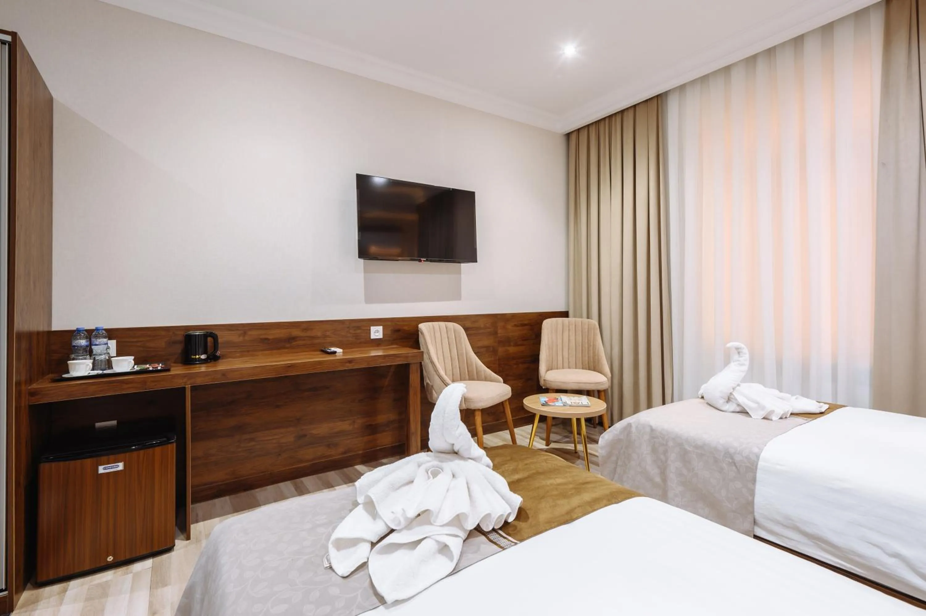 Bed in Sofiya Tashkent Hotel