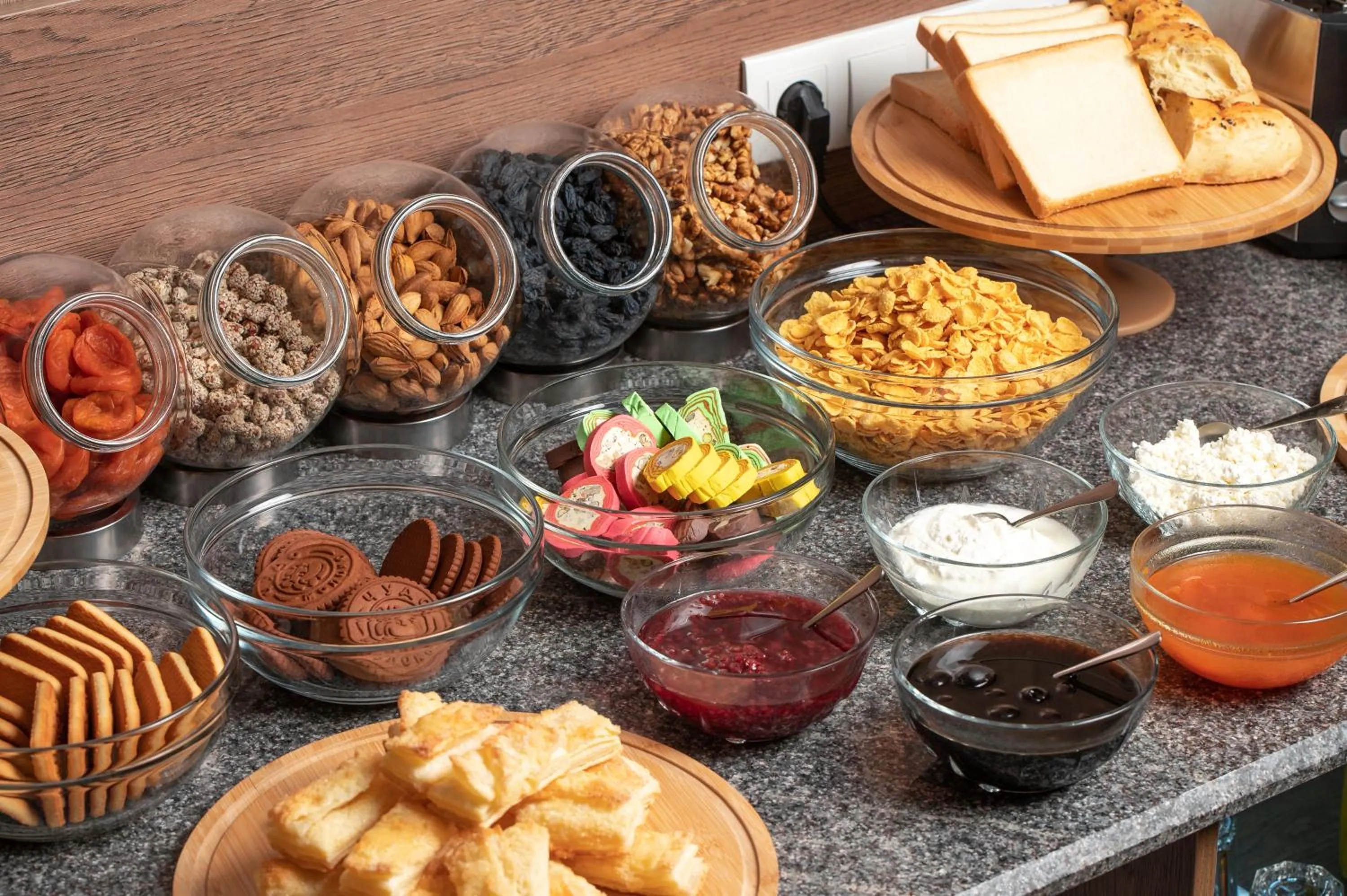 Buffet breakfast in Sofiya Tashkent Hotel