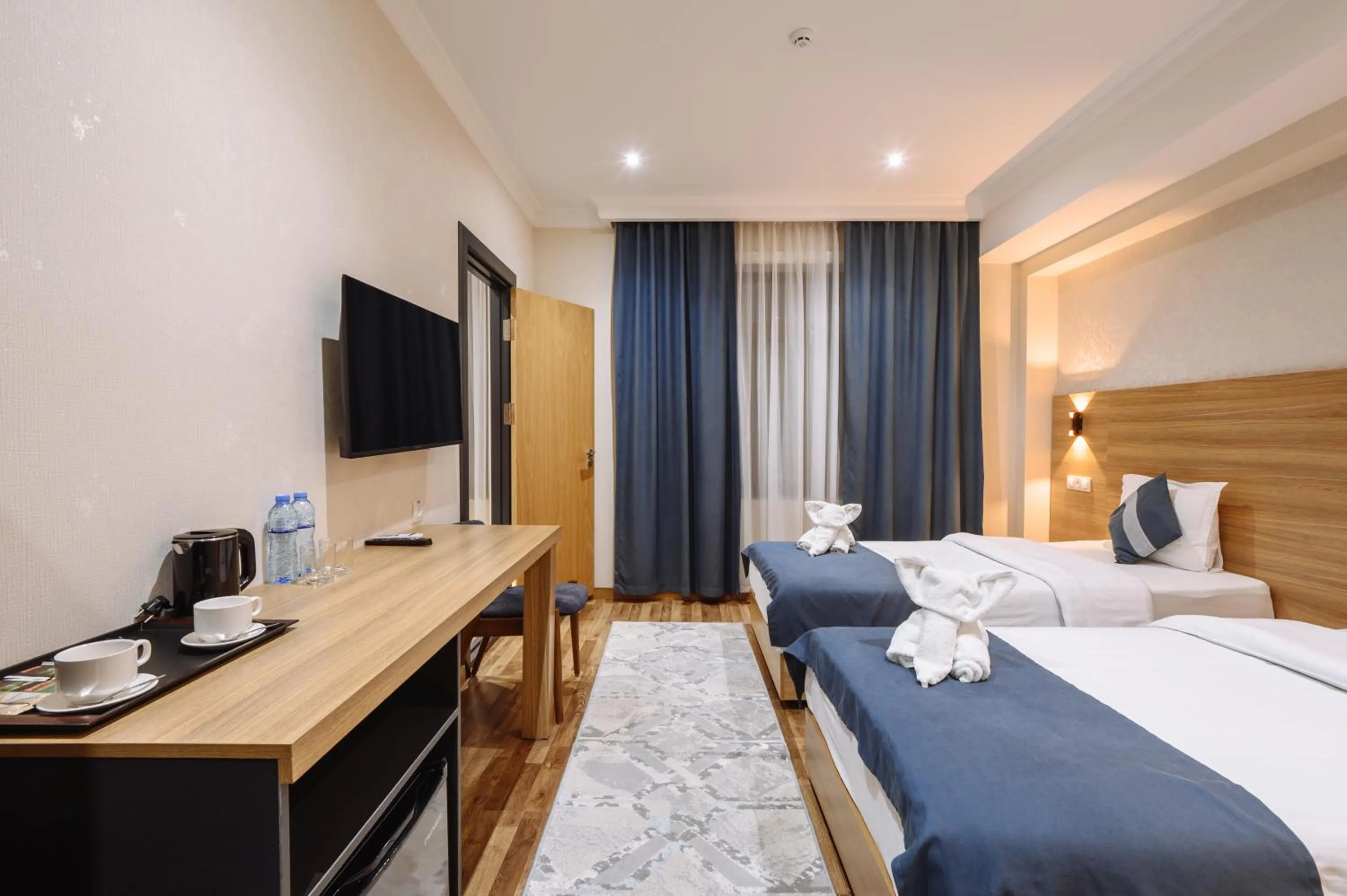 TV and multimedia, Bed in Sofiya Tashkent Hotel