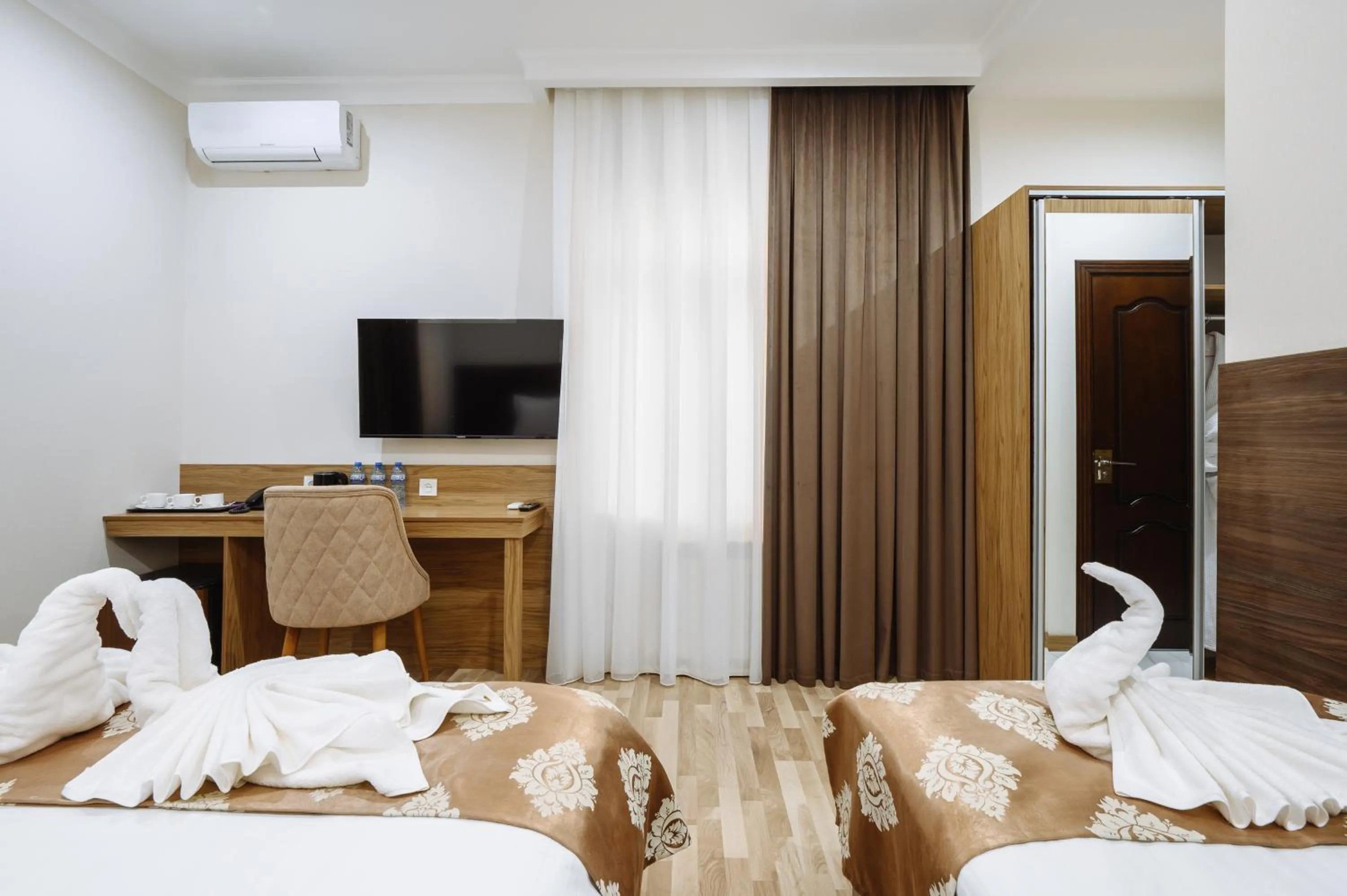 Bed in Sofiya Tashkent Hotel