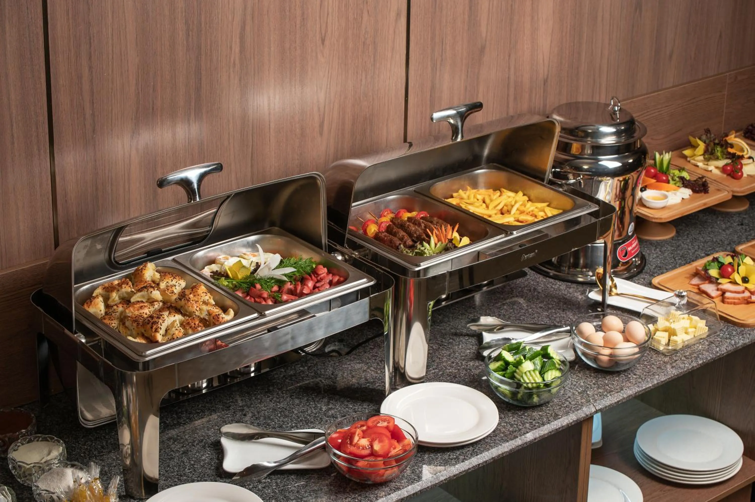Buffet breakfast in Sofiya Tashkent Hotel