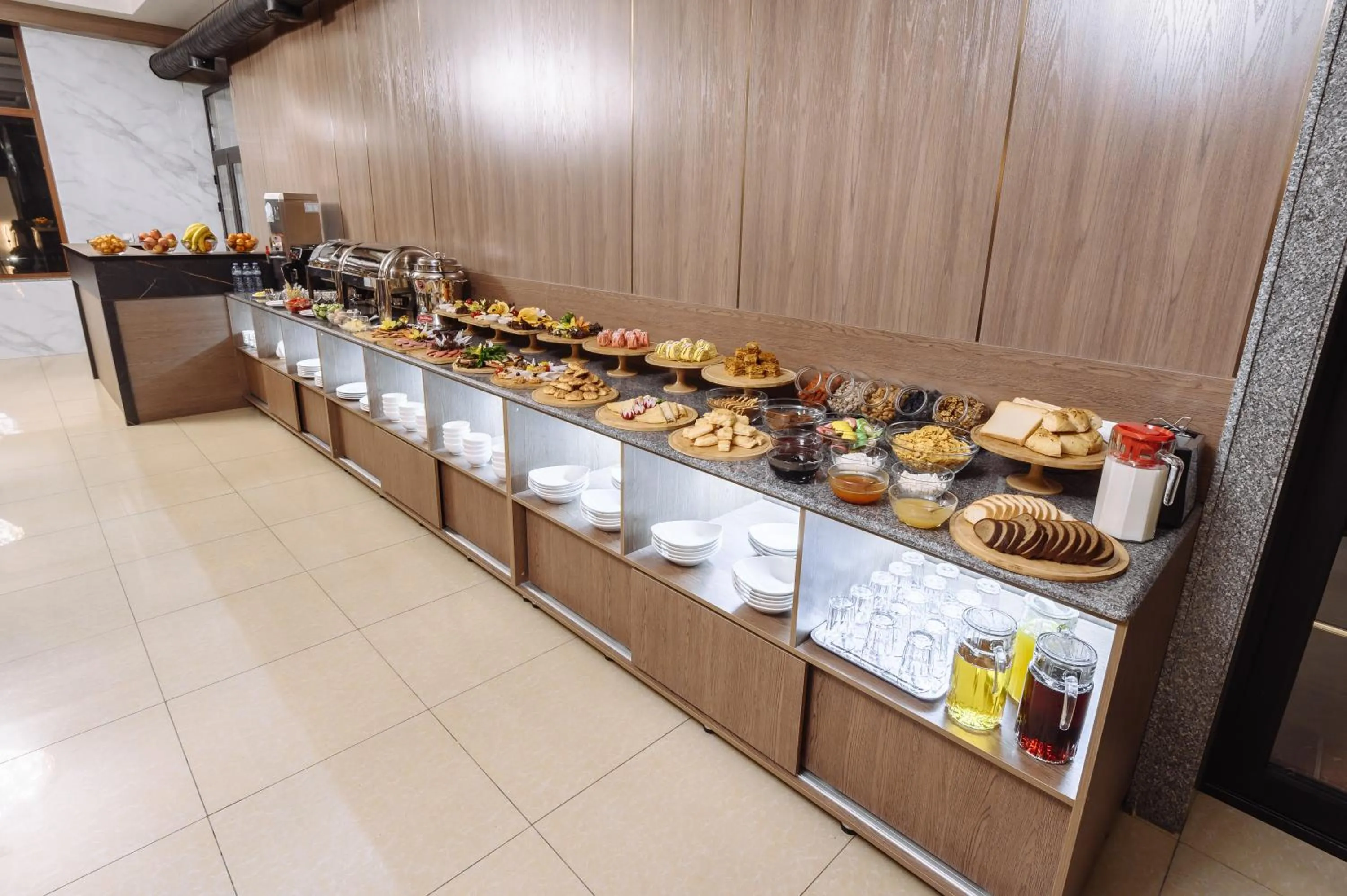 Buffet breakfast in Sofiya Tashkent Hotel
