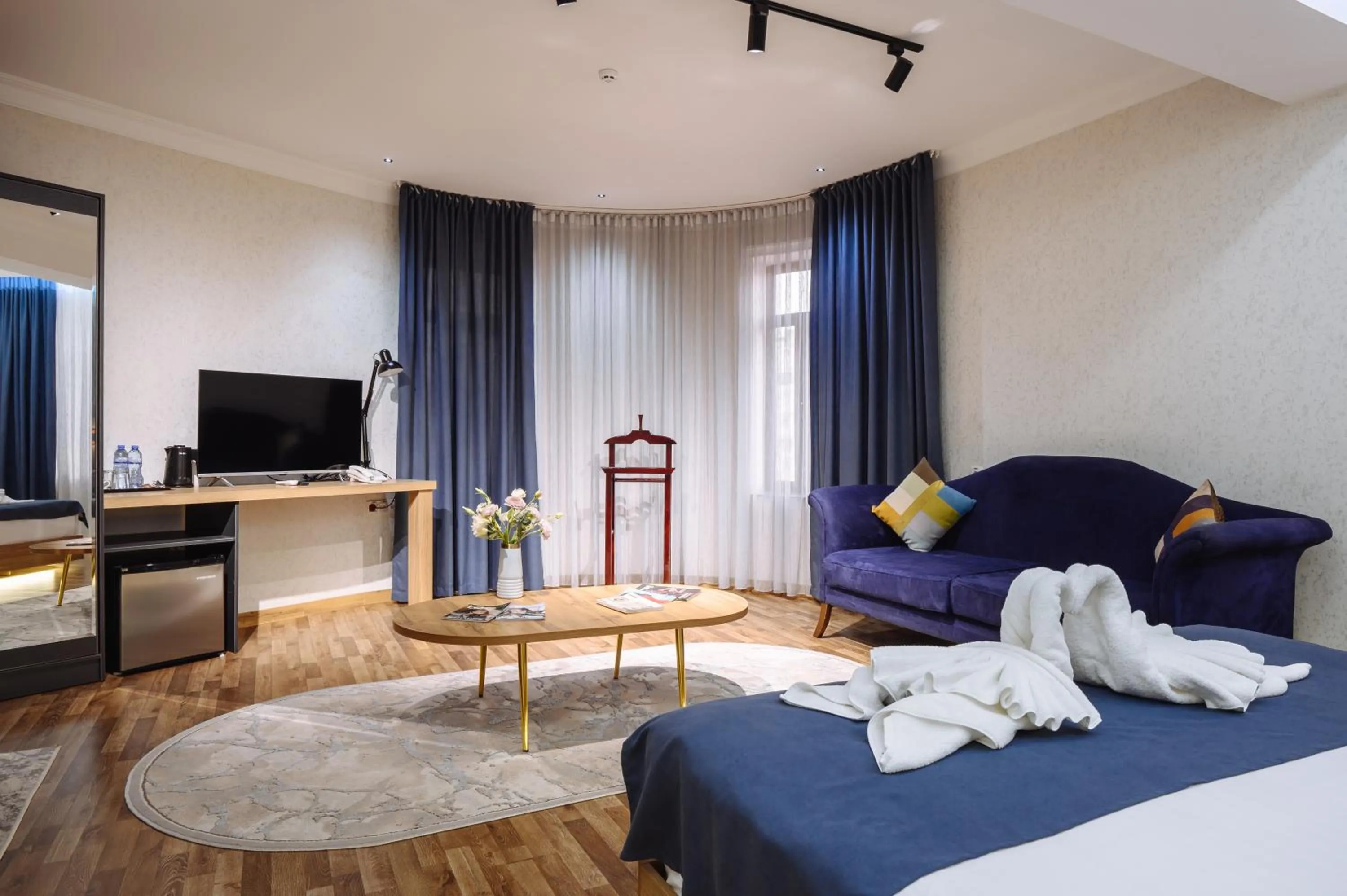 TV and multimedia, Bed in Sofiya Tashkent Hotel