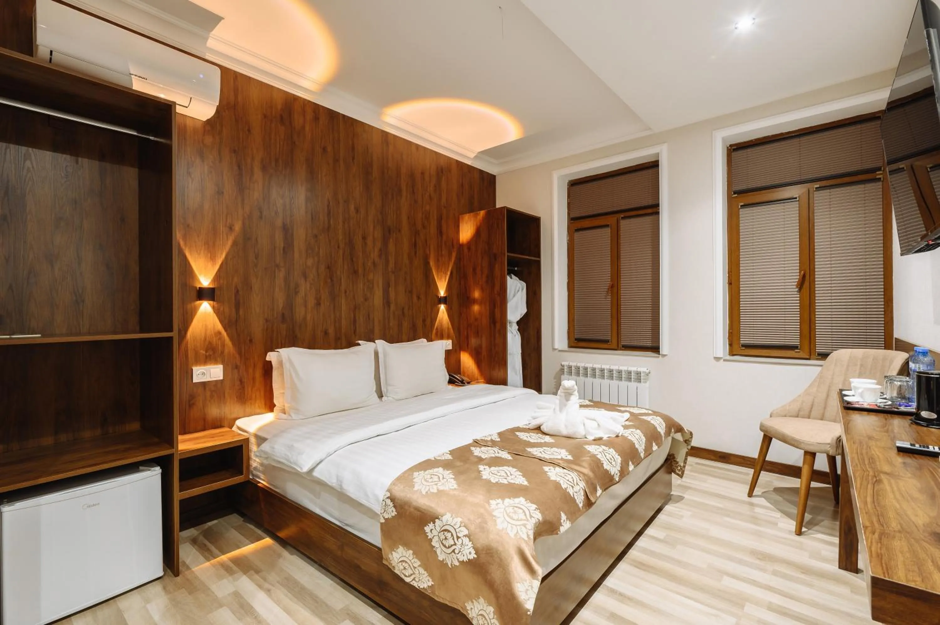 Bed in Sofiya Tashkent Hotel