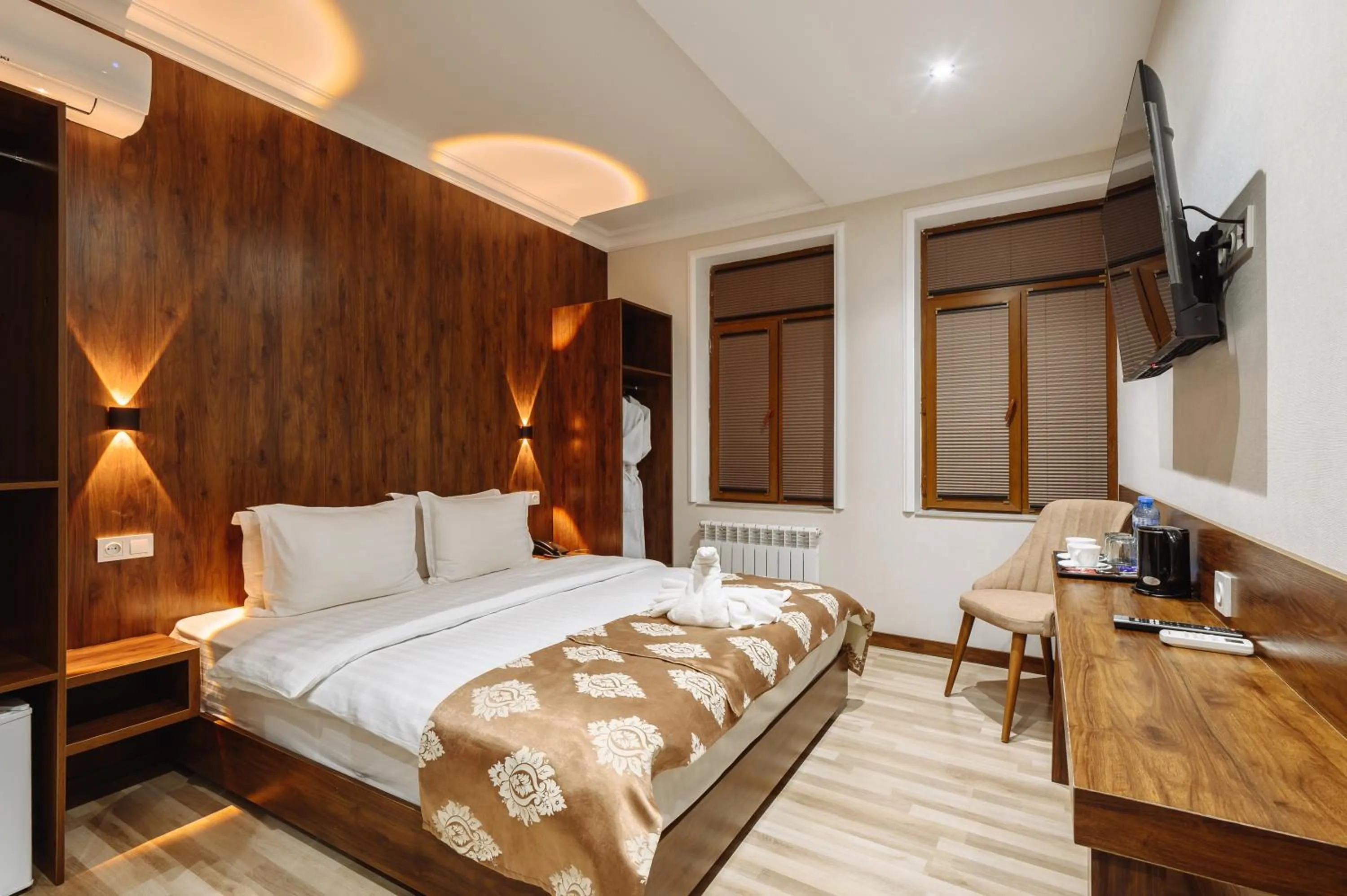 Bed in Sofiya Tashkent Hotel