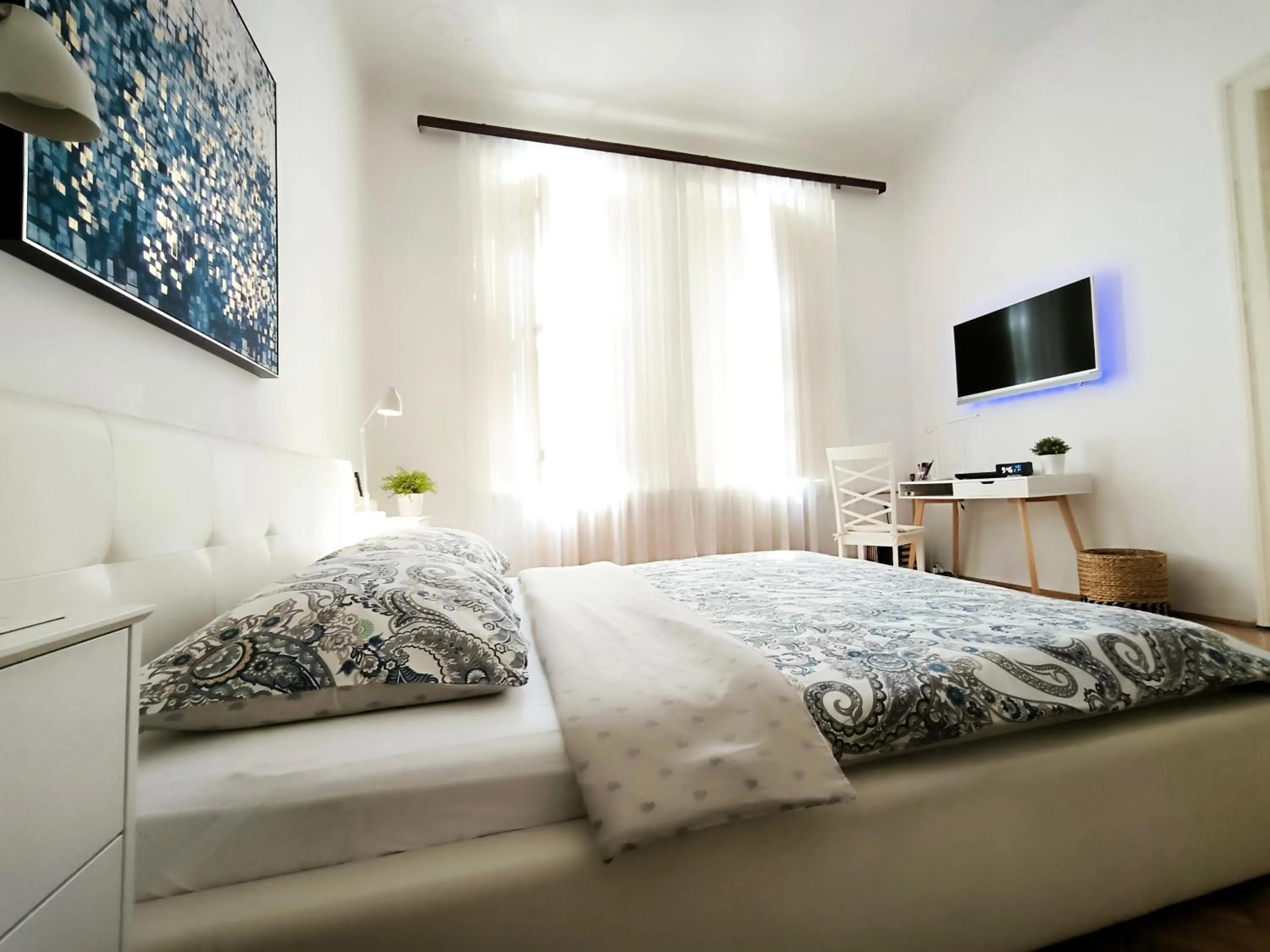 Bed in Konzul -Top apartment, strict center, parking