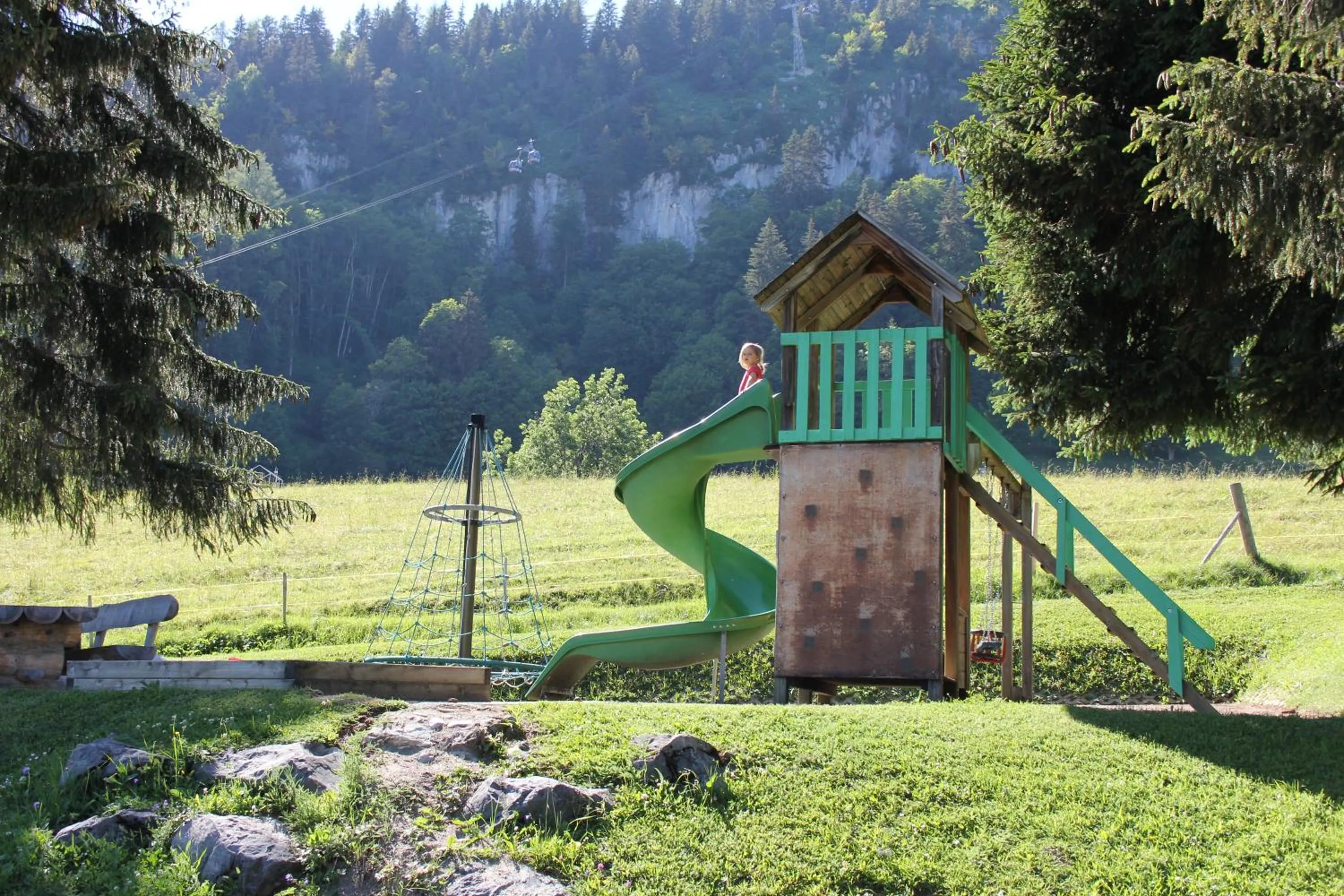 On site in Leysin Lodge