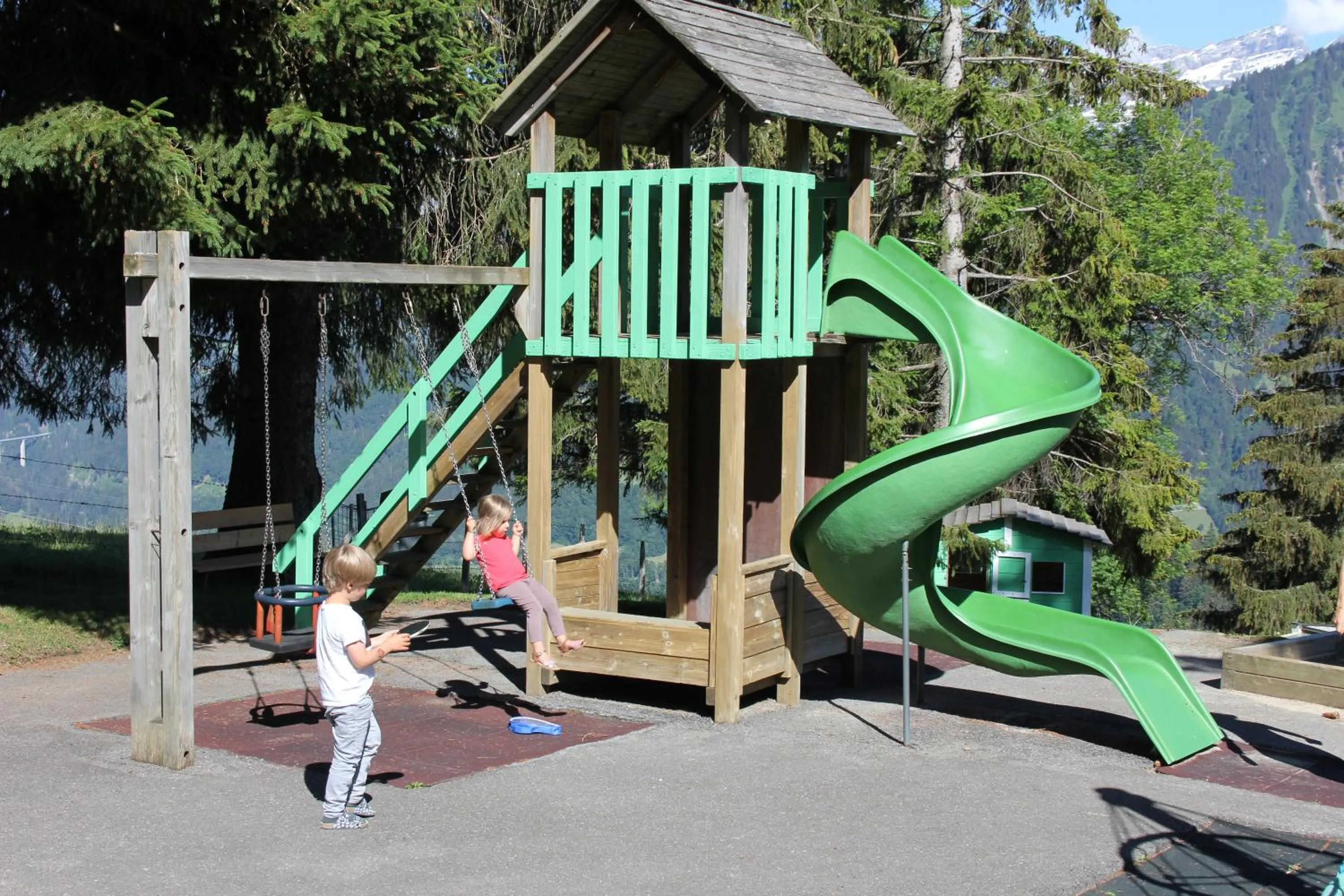 On site in Leysin Lodge