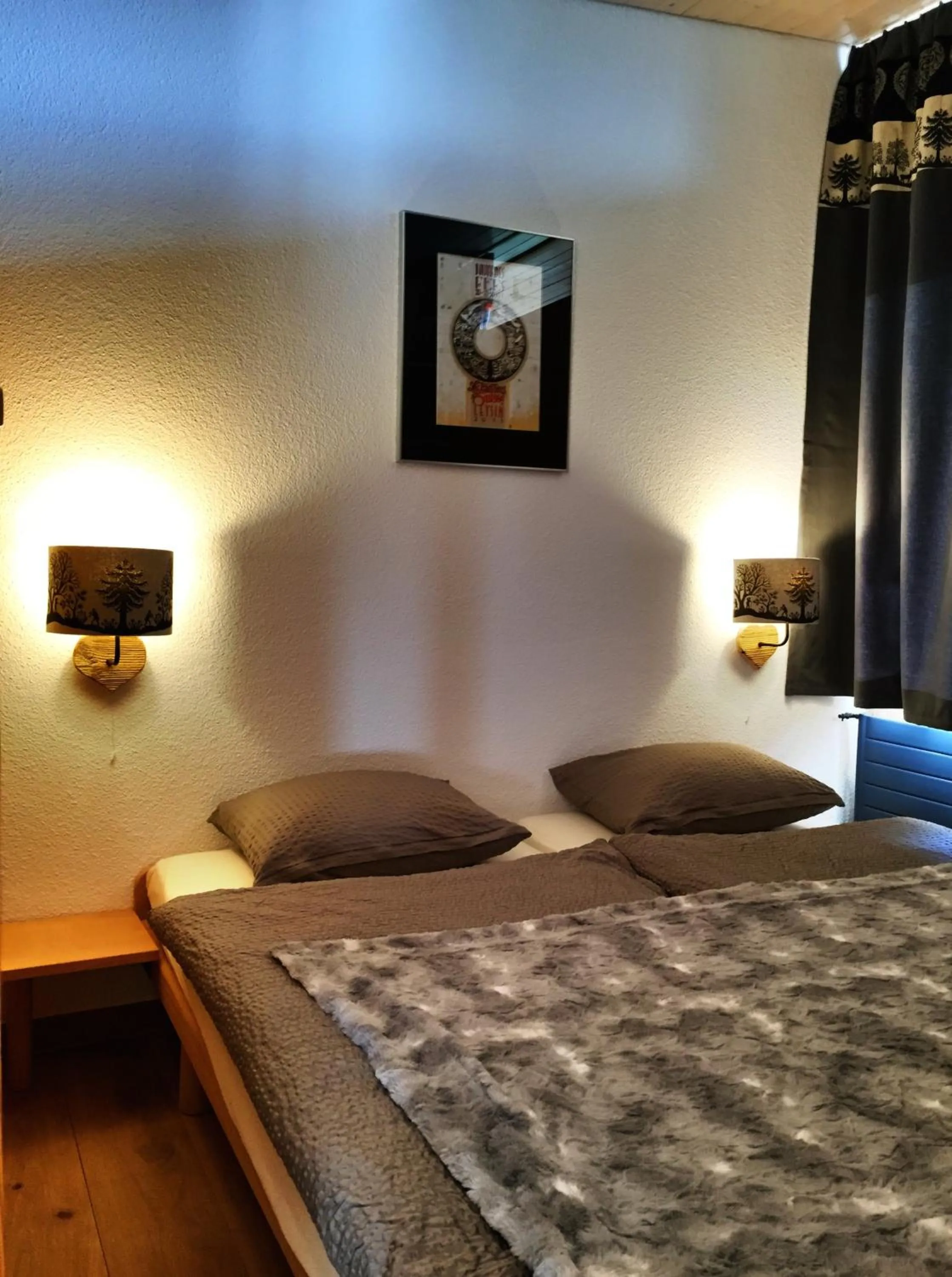 Bed in Leysin Lodge