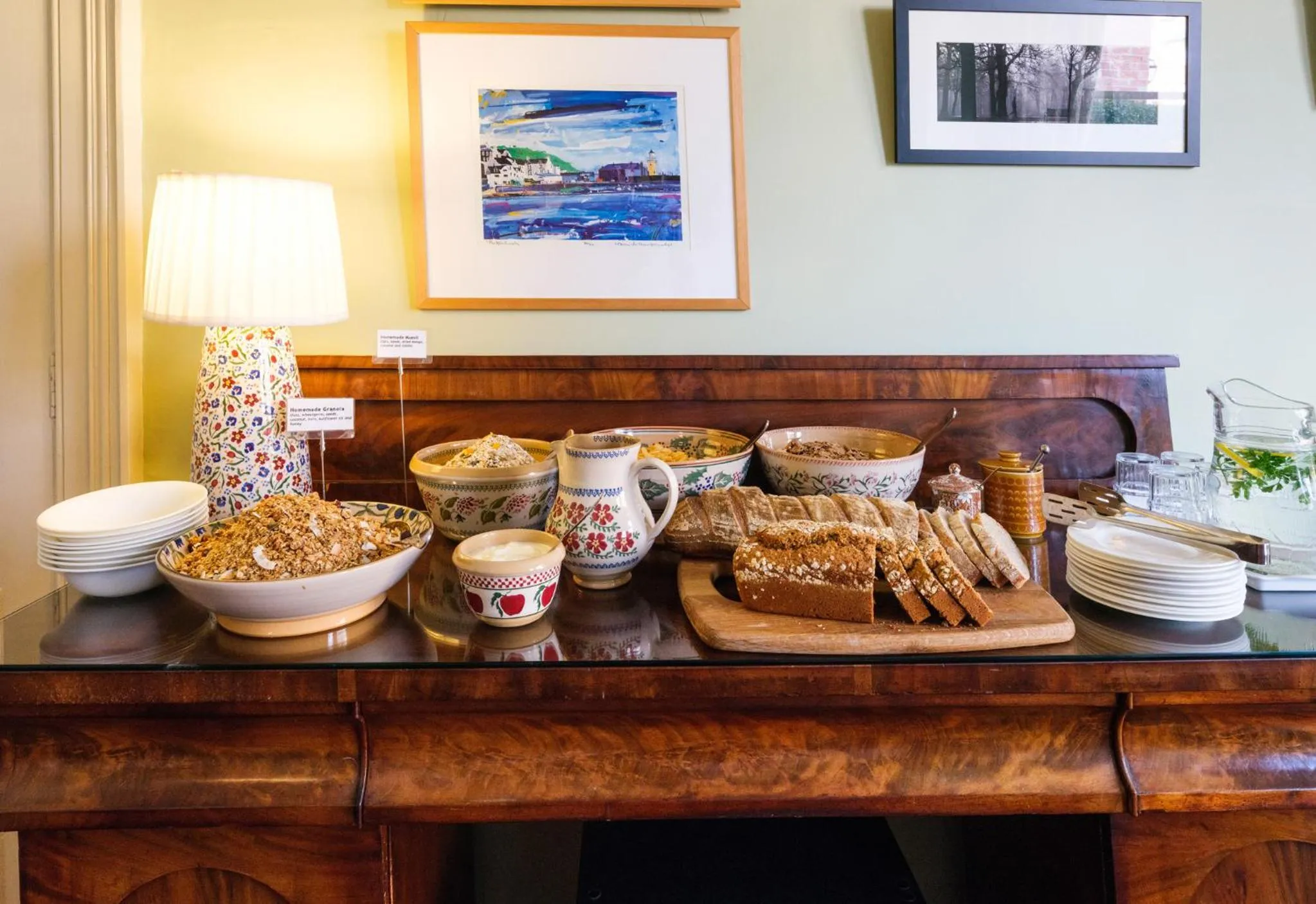 Food close-up in Ravenhill House