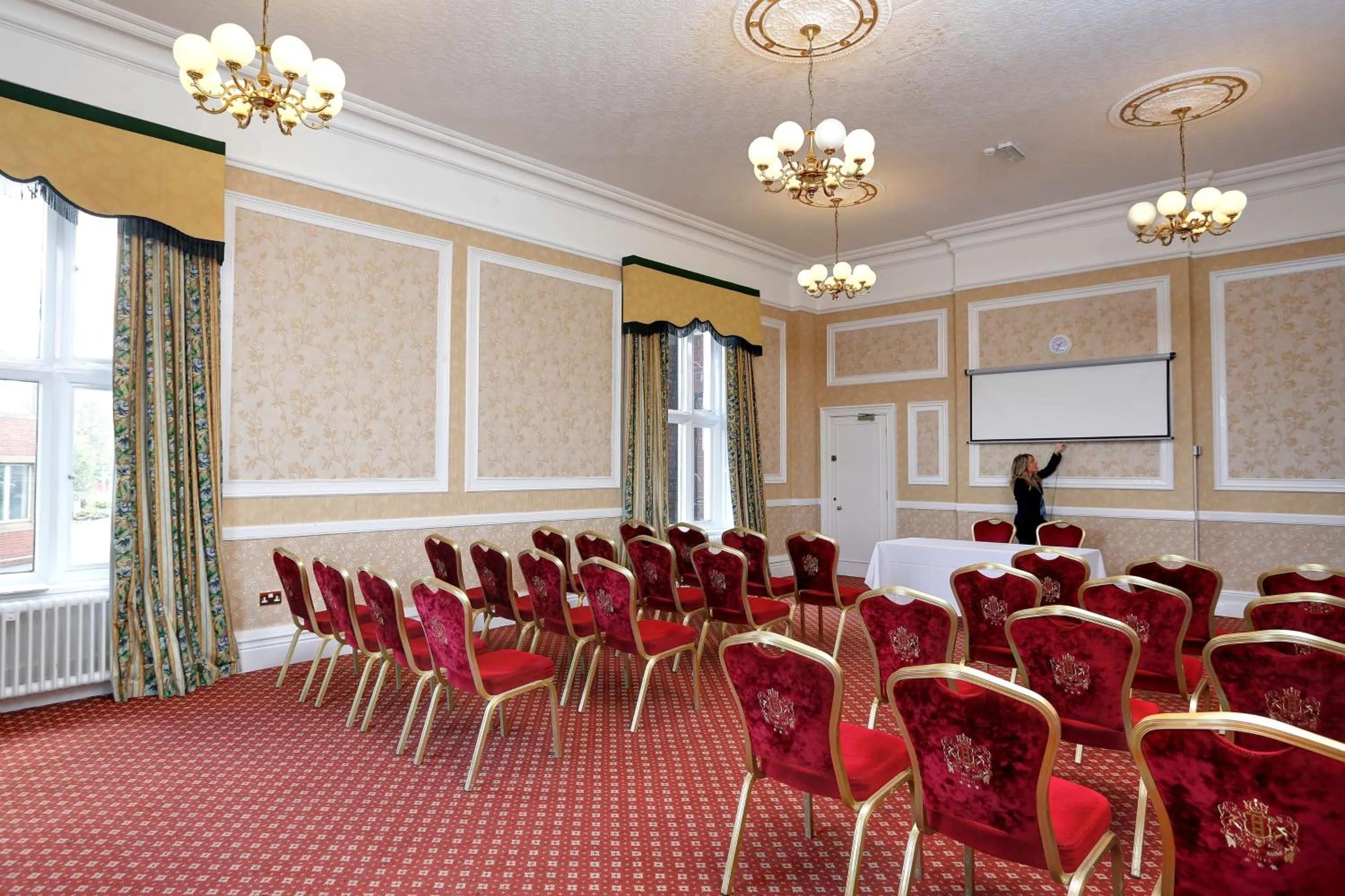 On site in Crewe Arms Hotel