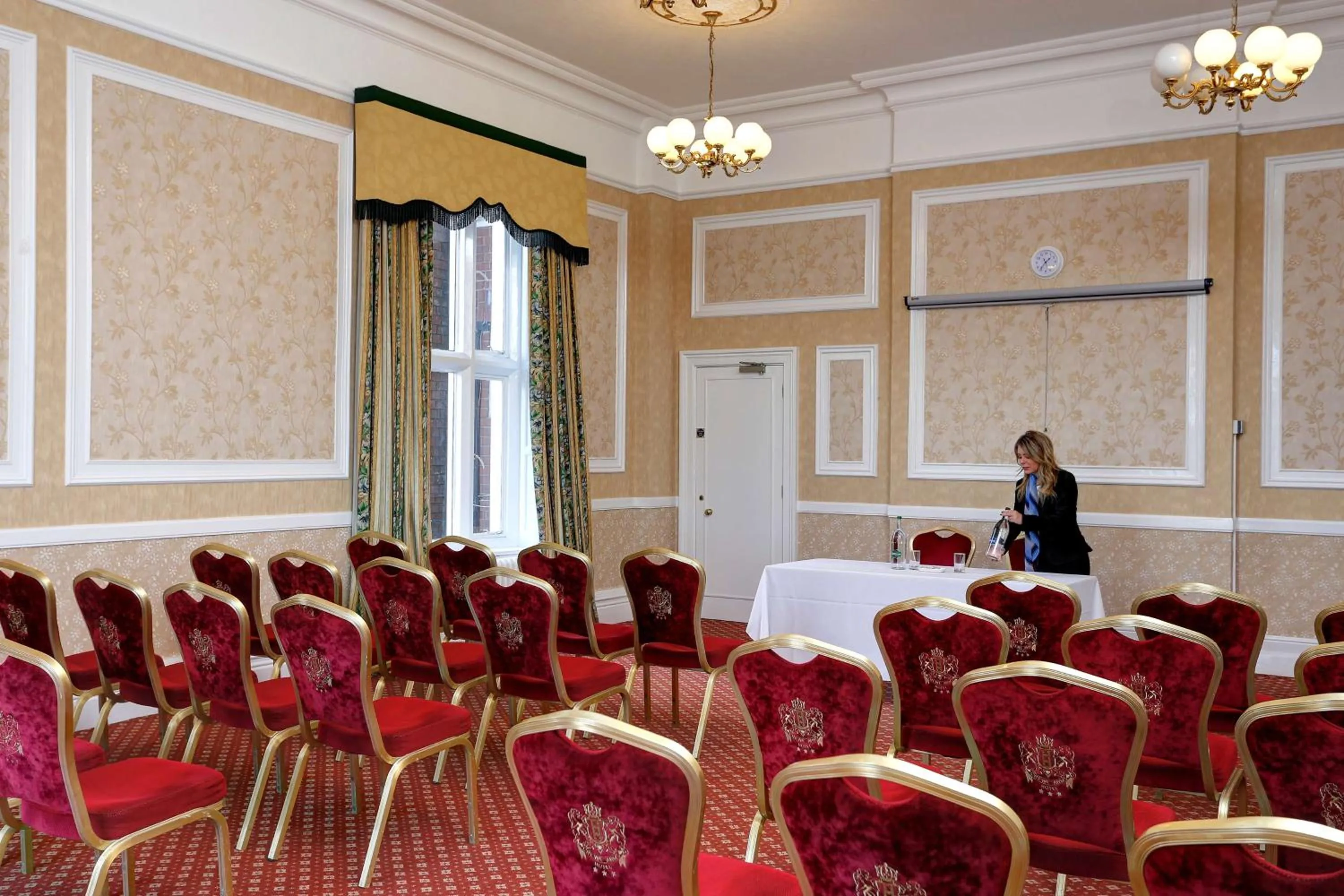 On site in Crewe Arms Hotel