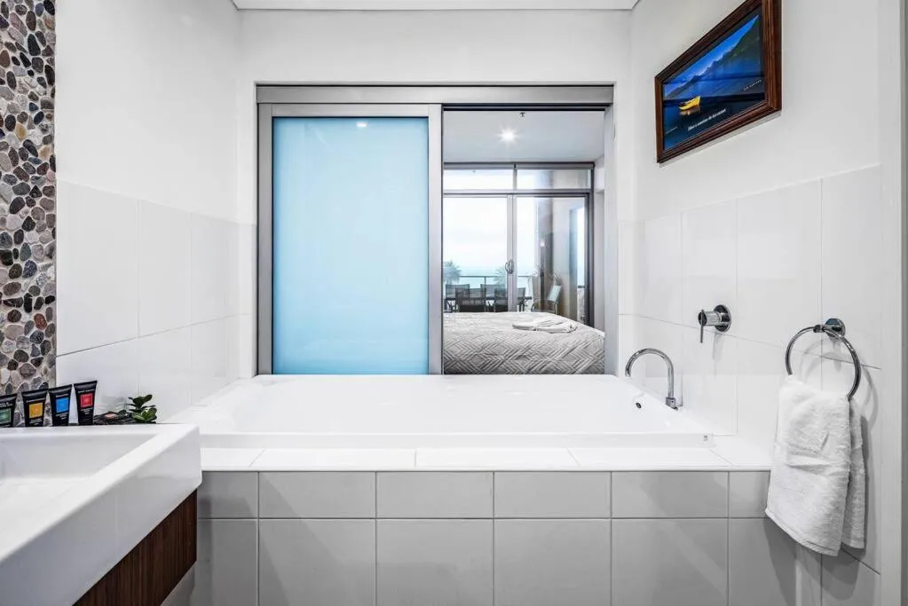 Bed in Penthouse 406 The Frontage Victor Harbor