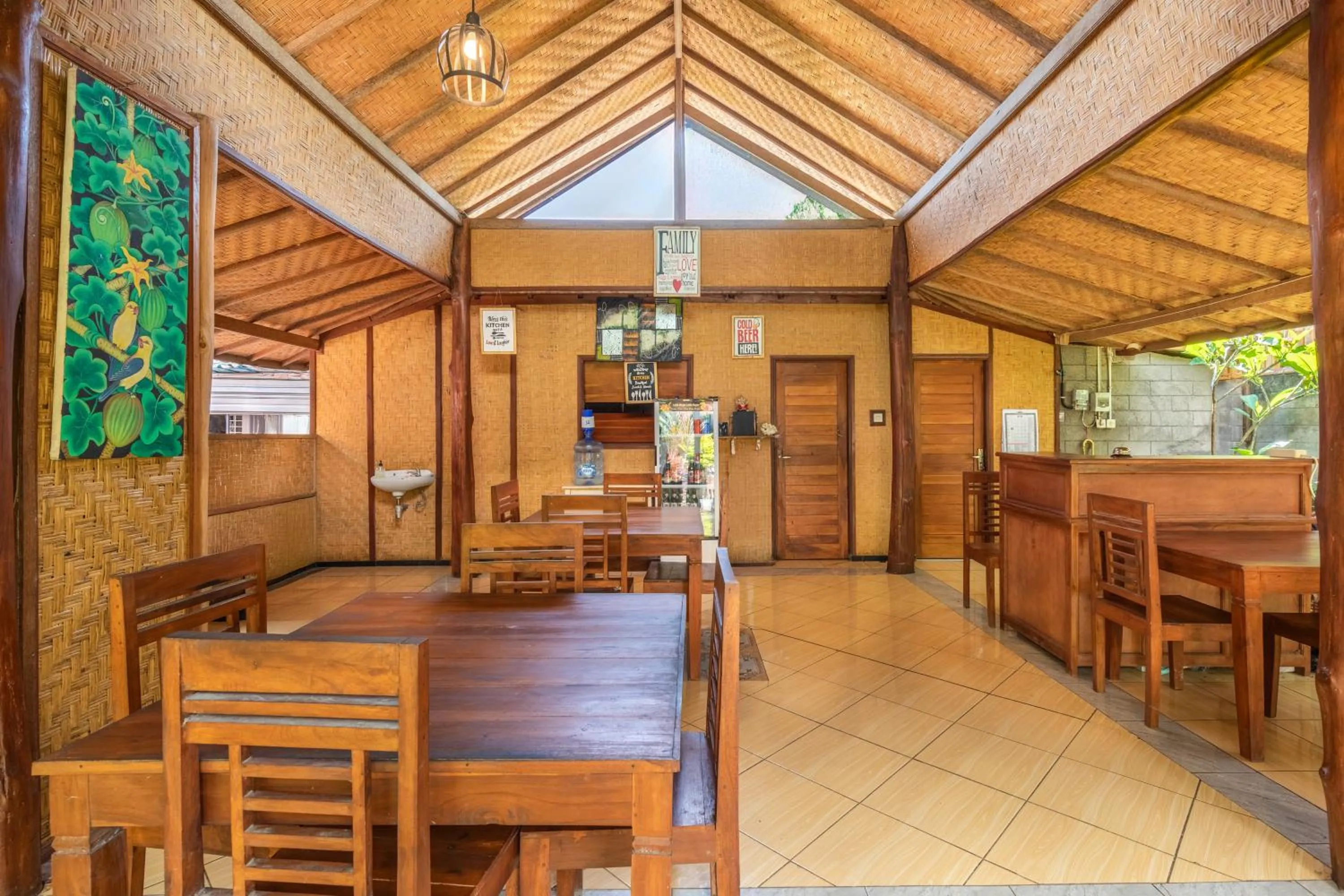 Seating area in Maha Nusa Menjangan