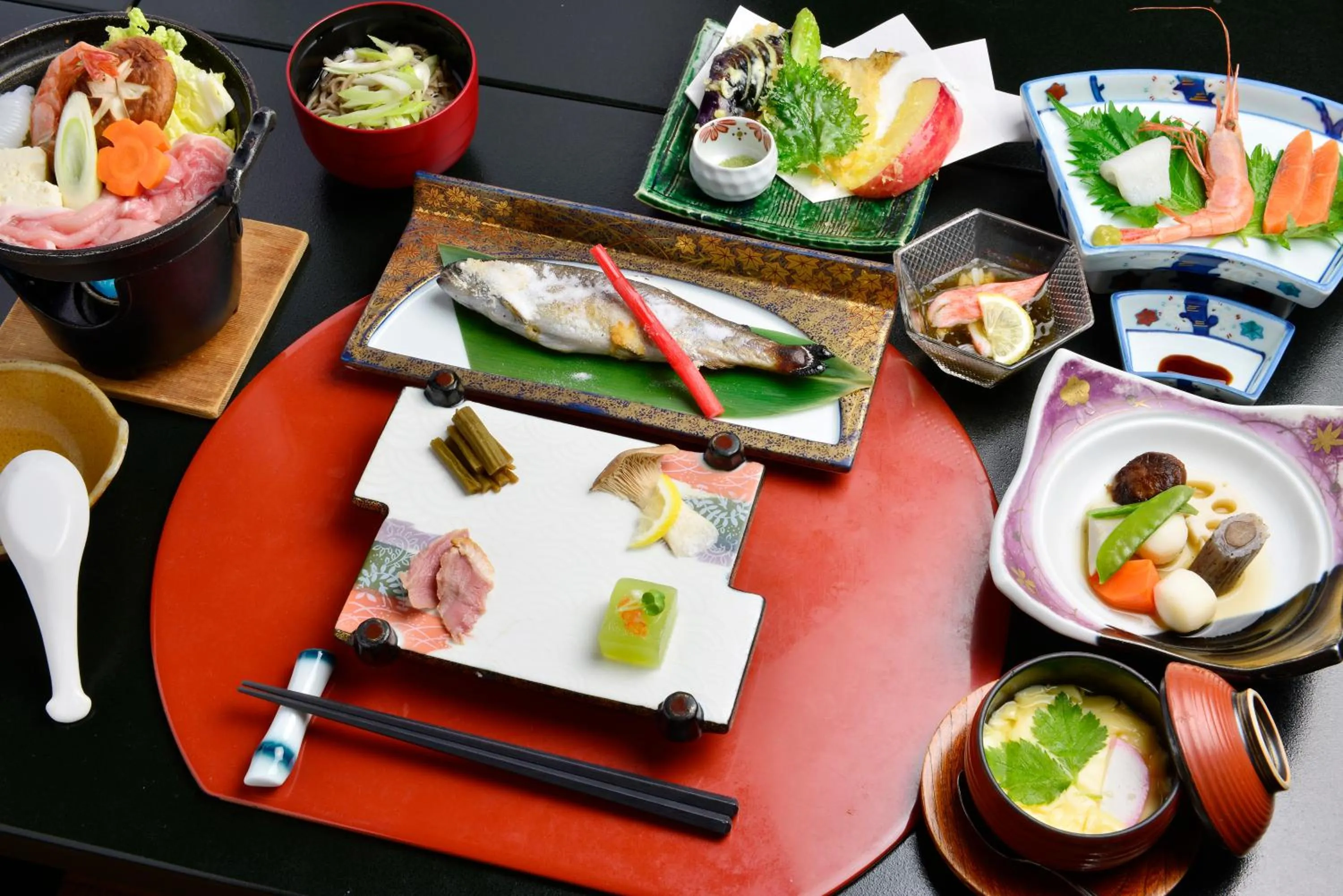 Food close-up in Alpine Route Hotel