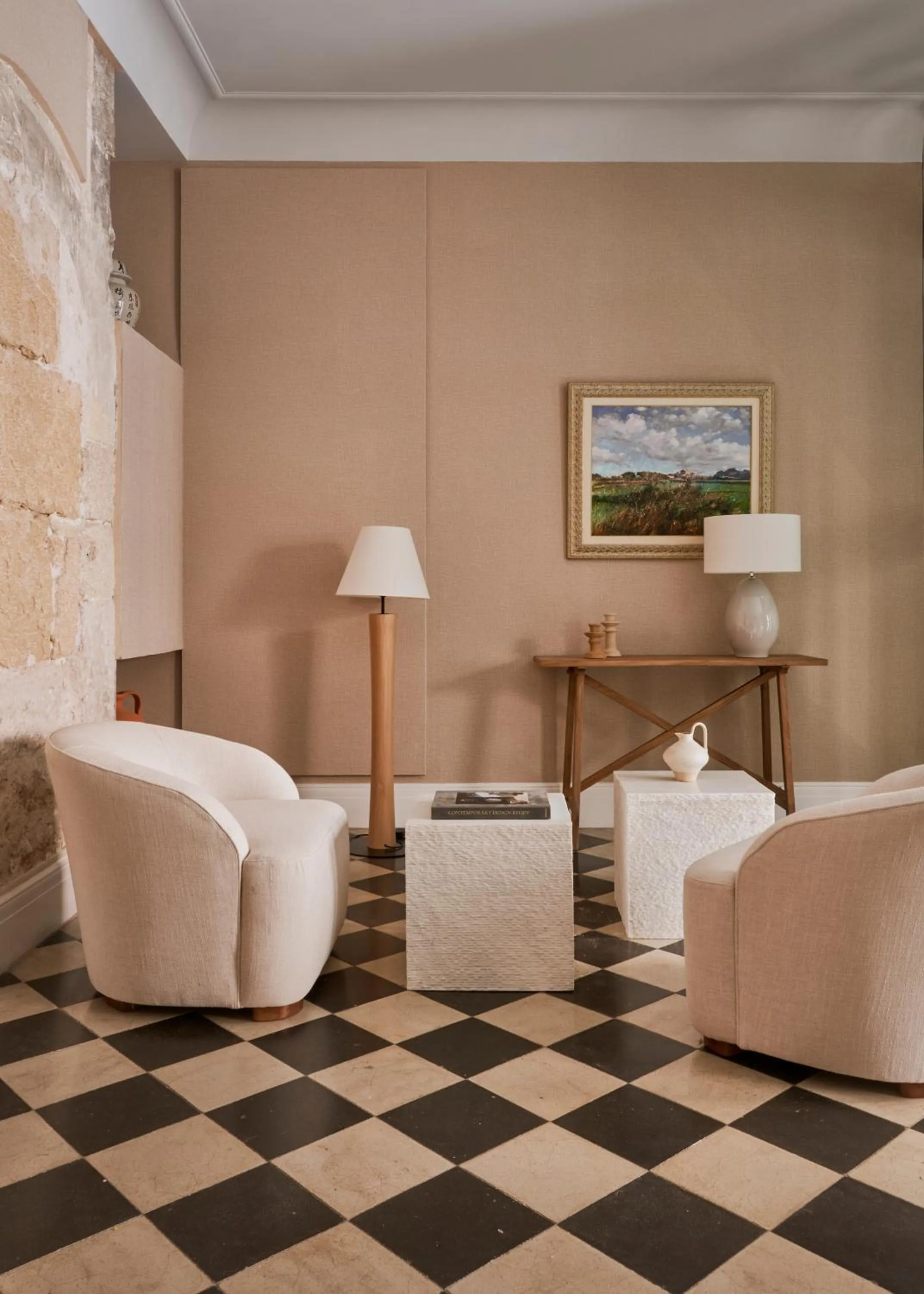 Communal lounge/ TV room in Boutique Hotel Posada Terra Santa