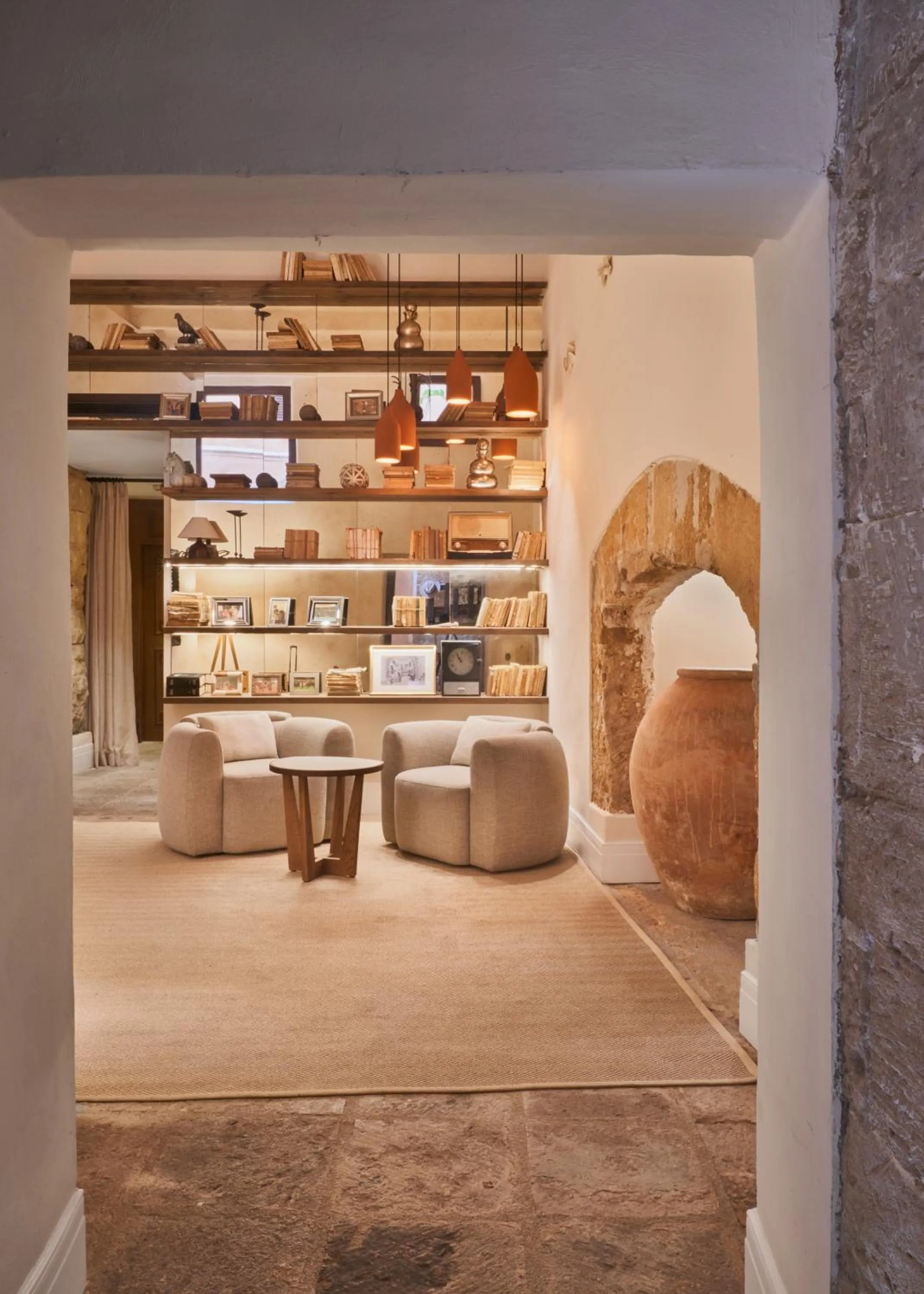 Library in Boutique Hotel Posada Terra Santa