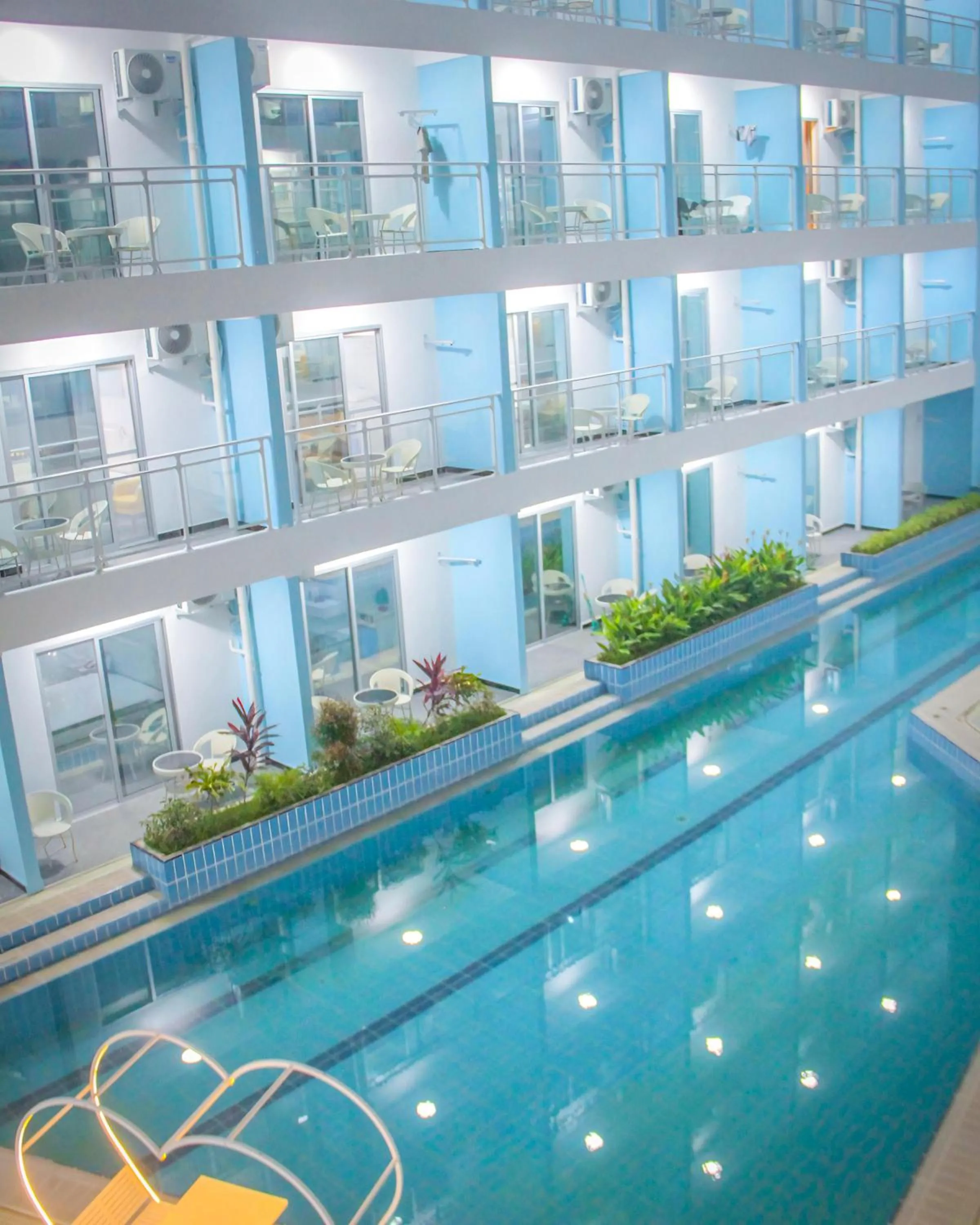 Pool view in Bohol Dolphin Bay Resort