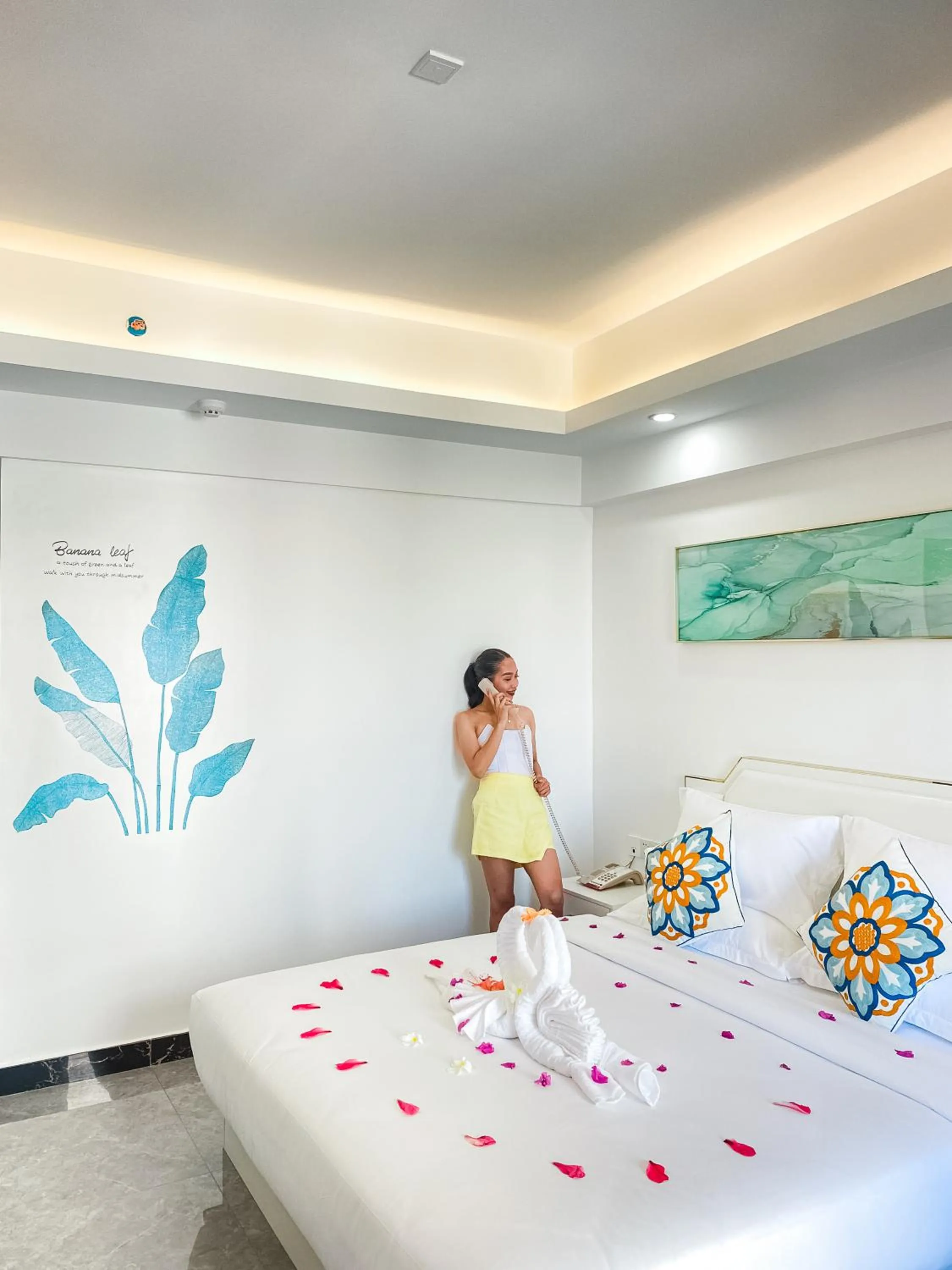 Property building, Bed in Bohol Dolphin Bay Resort