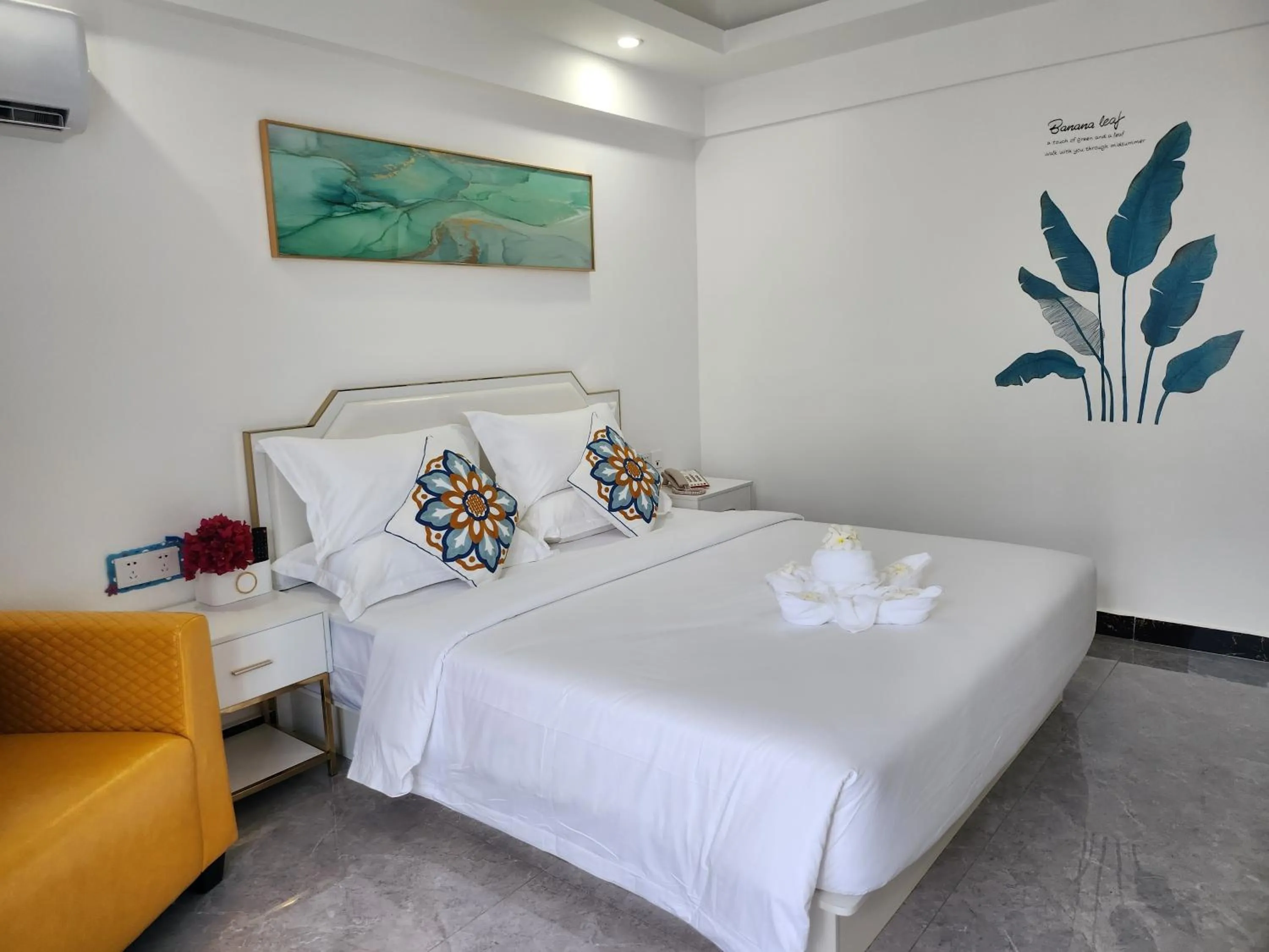 Bed in Bohol Dolphin Bay Resort