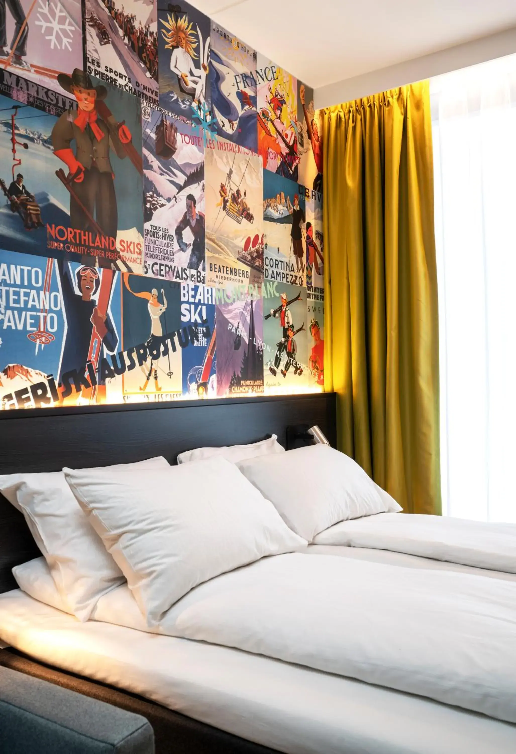 Bed in Thon Hotel Snø Bed in Thon Hotel Snø