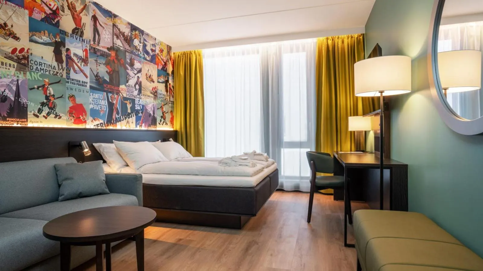 Bed in Thon Hotel Snø