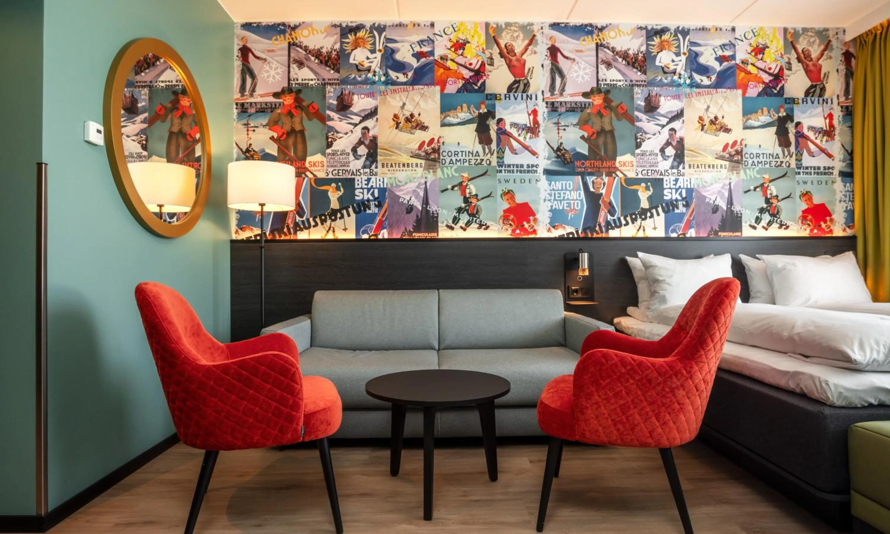 Bed in Thon Hotel Snø