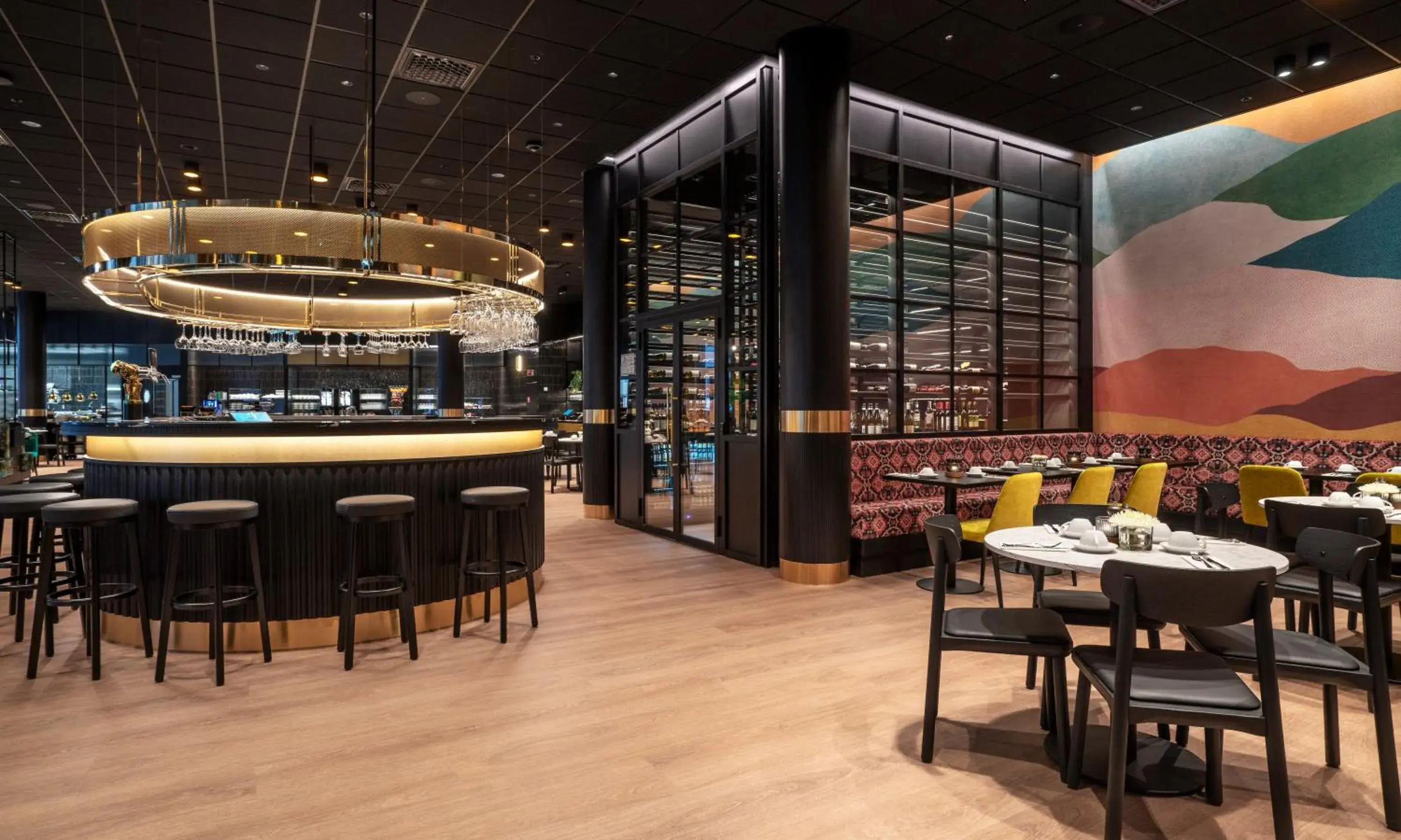 Lounge or bar in Thon Hotel Snø Lounge or bar in Thon Hotel Snø