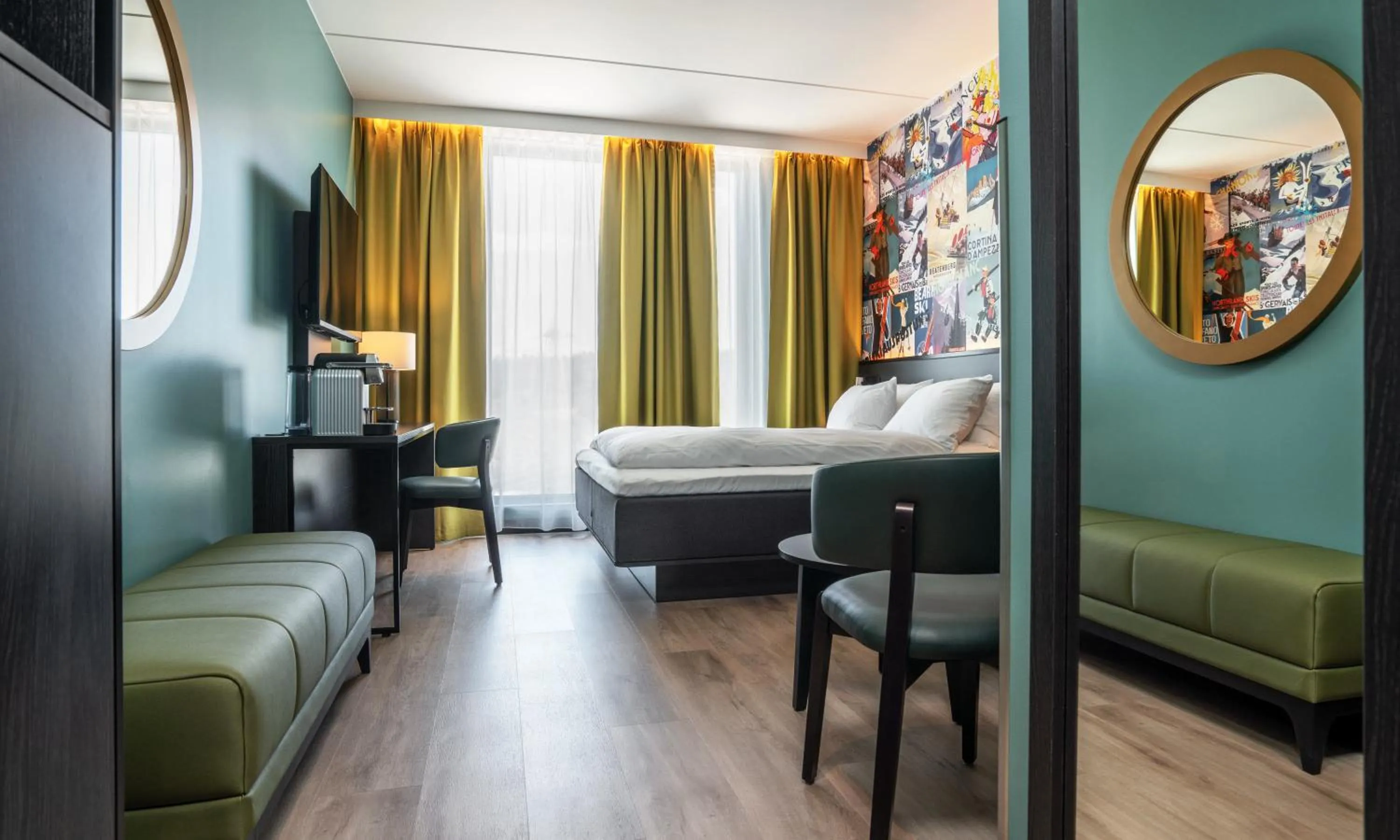 Bed in Thon Hotel Snø