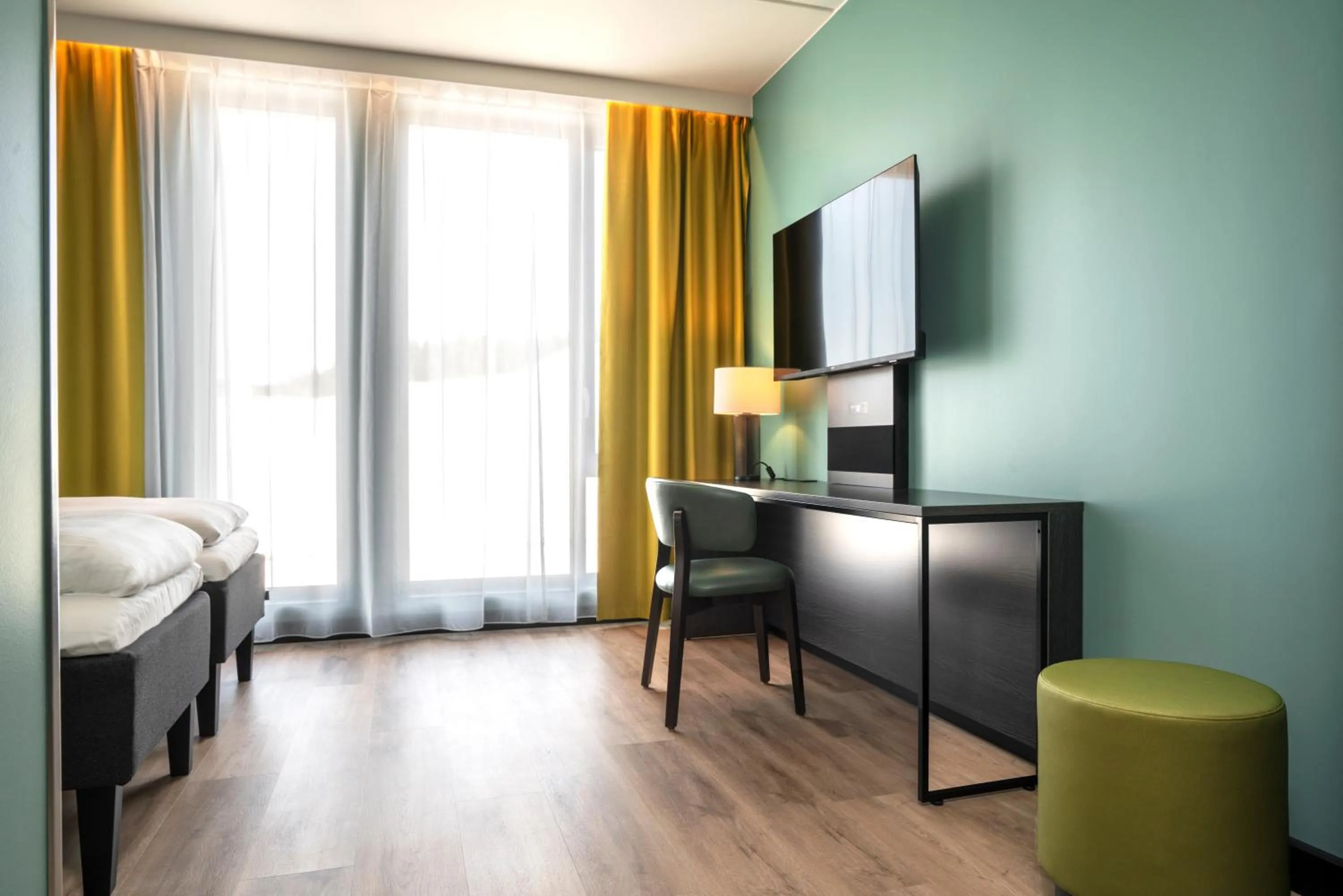 Bed in Thon Hotel Snø