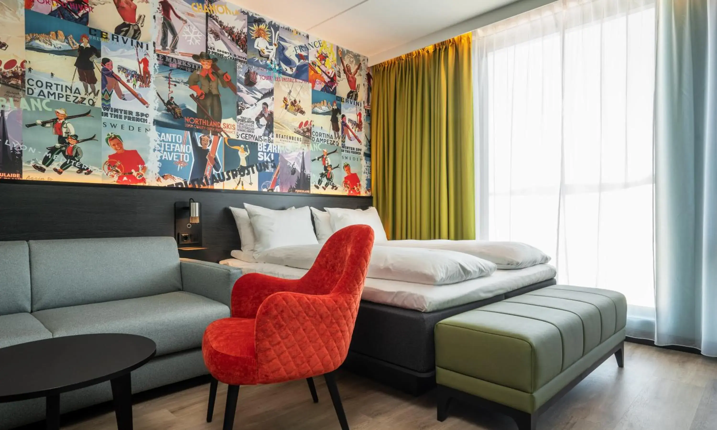 Bed in Thon Hotel Snø Bed in Thon Hotel Snø