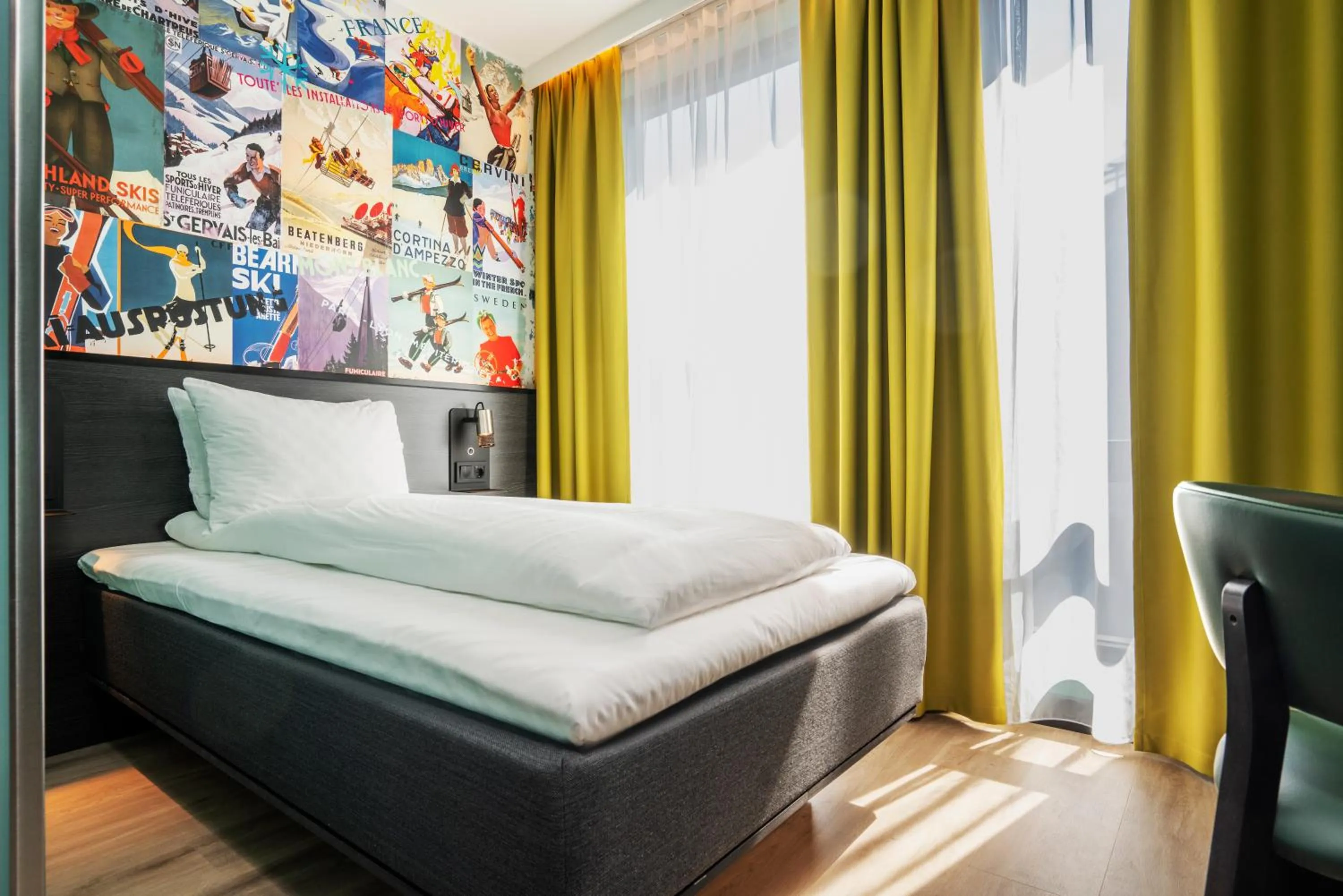 Bed in Thon Hotel Snø