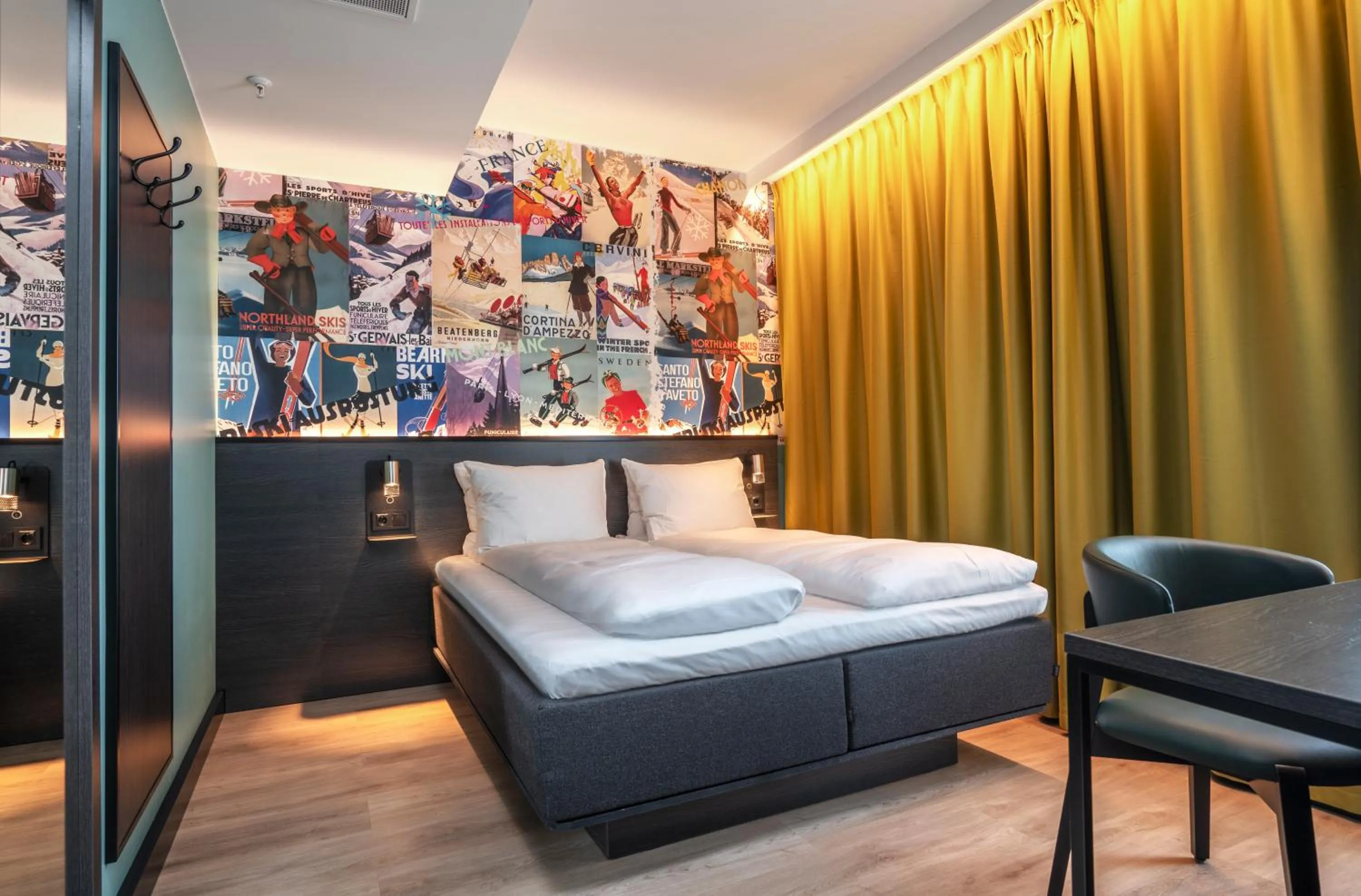 Bed in Thon Hotel Snø