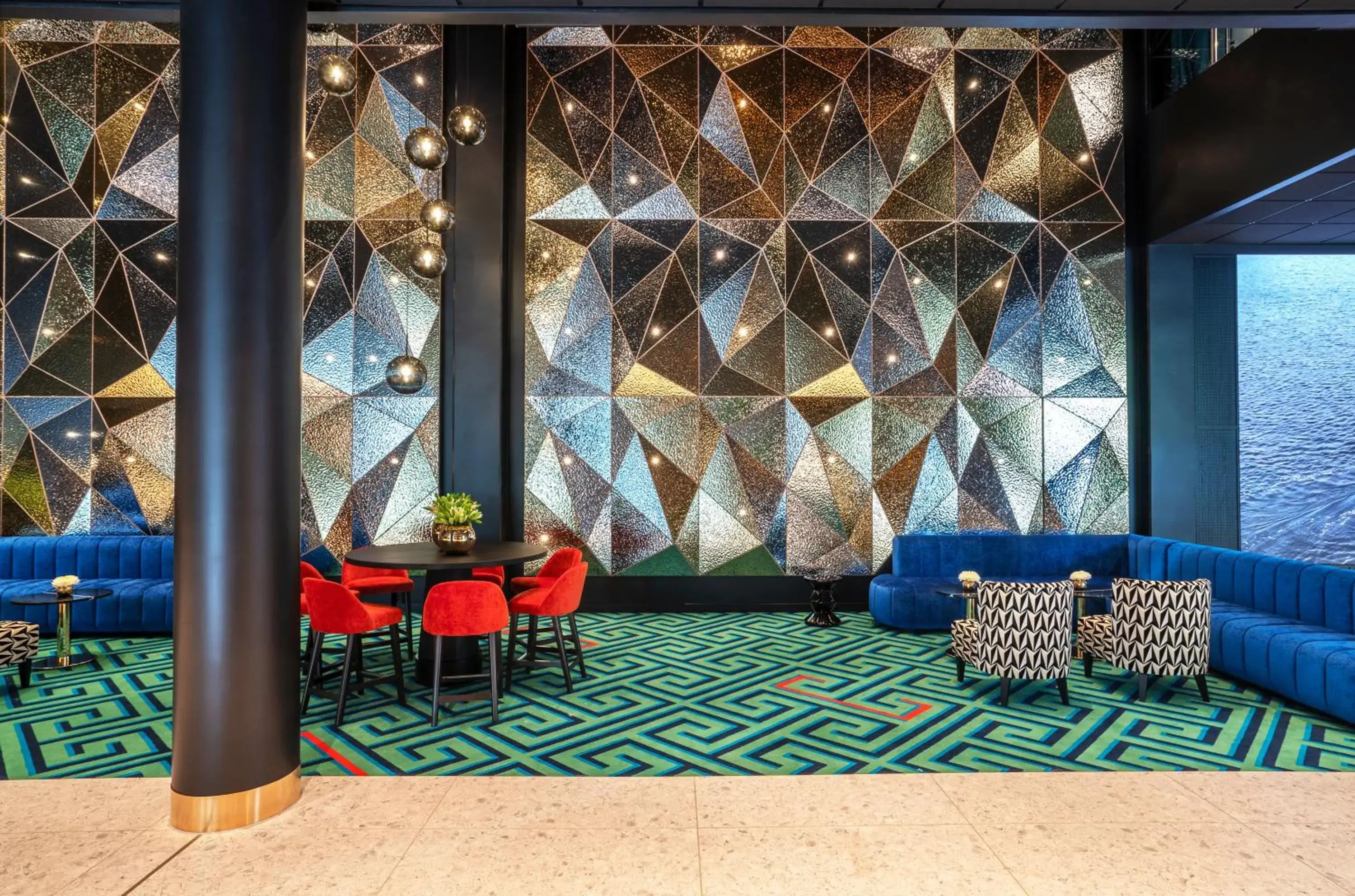 Lounge or bar in Thon Hotel Snø Lounge or bar in Thon Hotel Snø