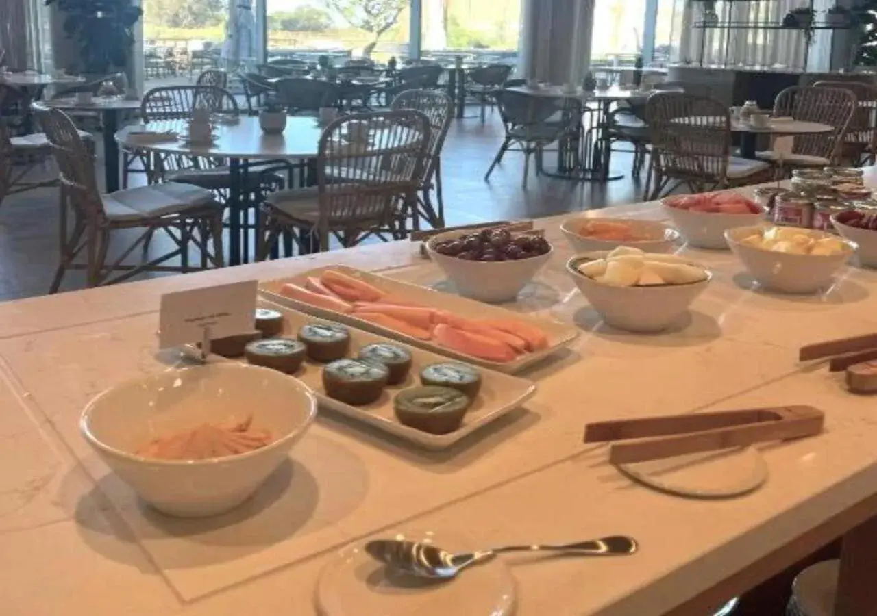 Buffet breakfast in Verdelago Resort Buffet breakfast in Verdelago Resort