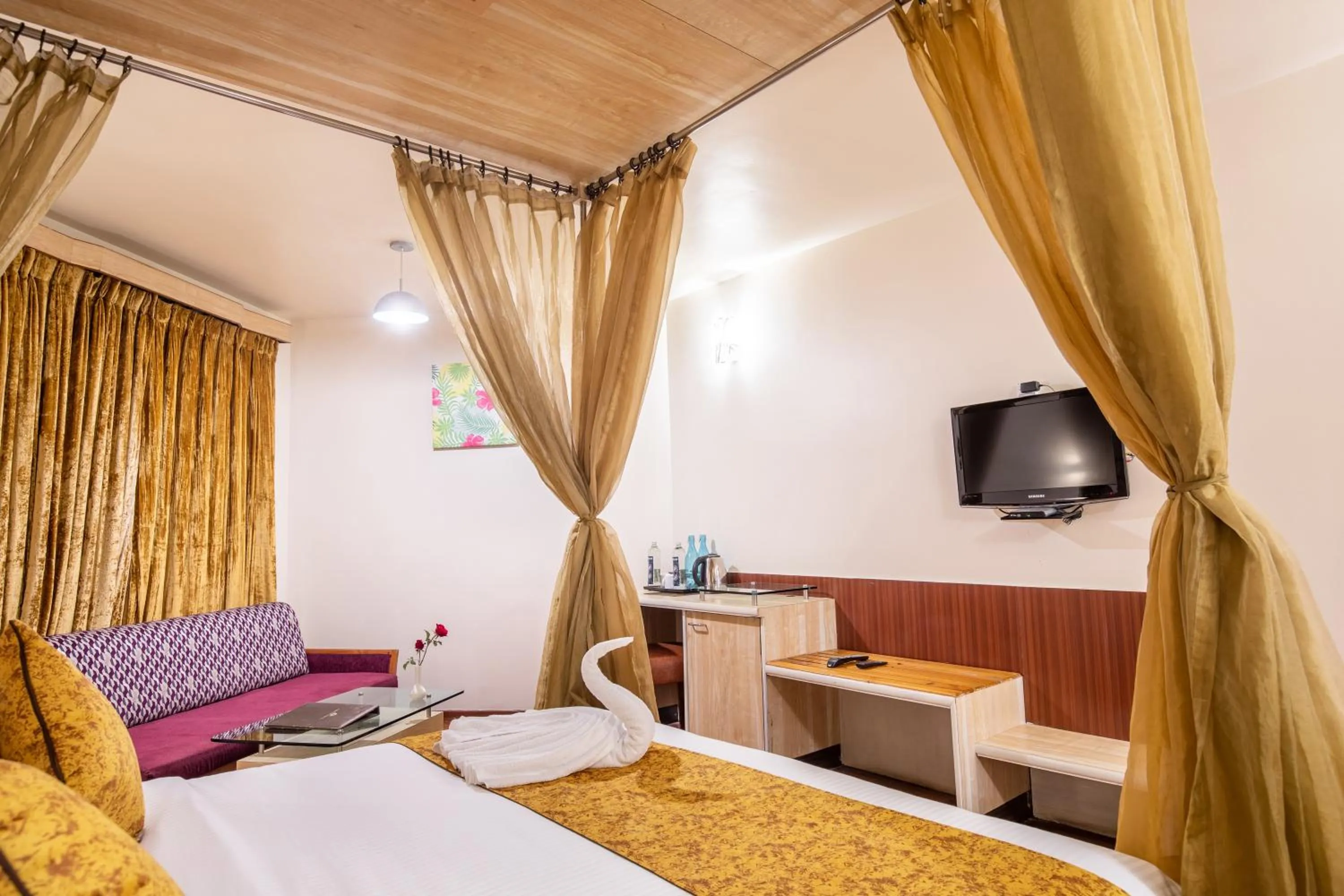 Bed in Poppys Pleasant Stay