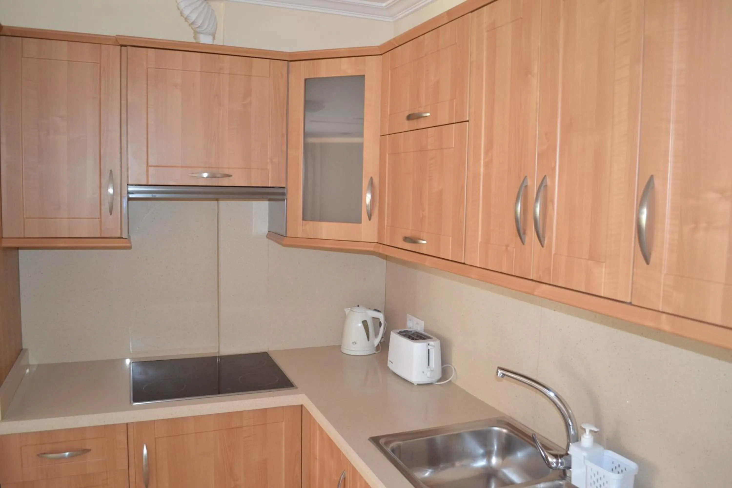 Kitchen or kitchenette in Apartamentos Garden Atlantis en Club Atlantis