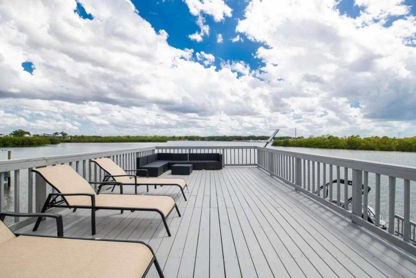 Waterfront 6BR Oasis with Pool, Gym, and Huge Dock